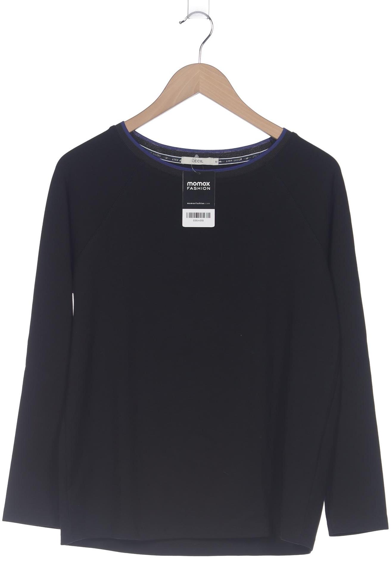 

Cecil Damen Langarmshirt, schwarz, Gr. 38