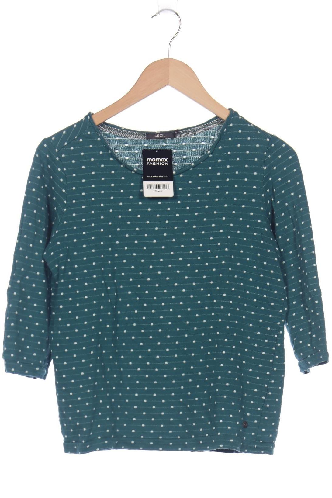 

Cecil Damen Langarmshirt, türkis, Gr. 36