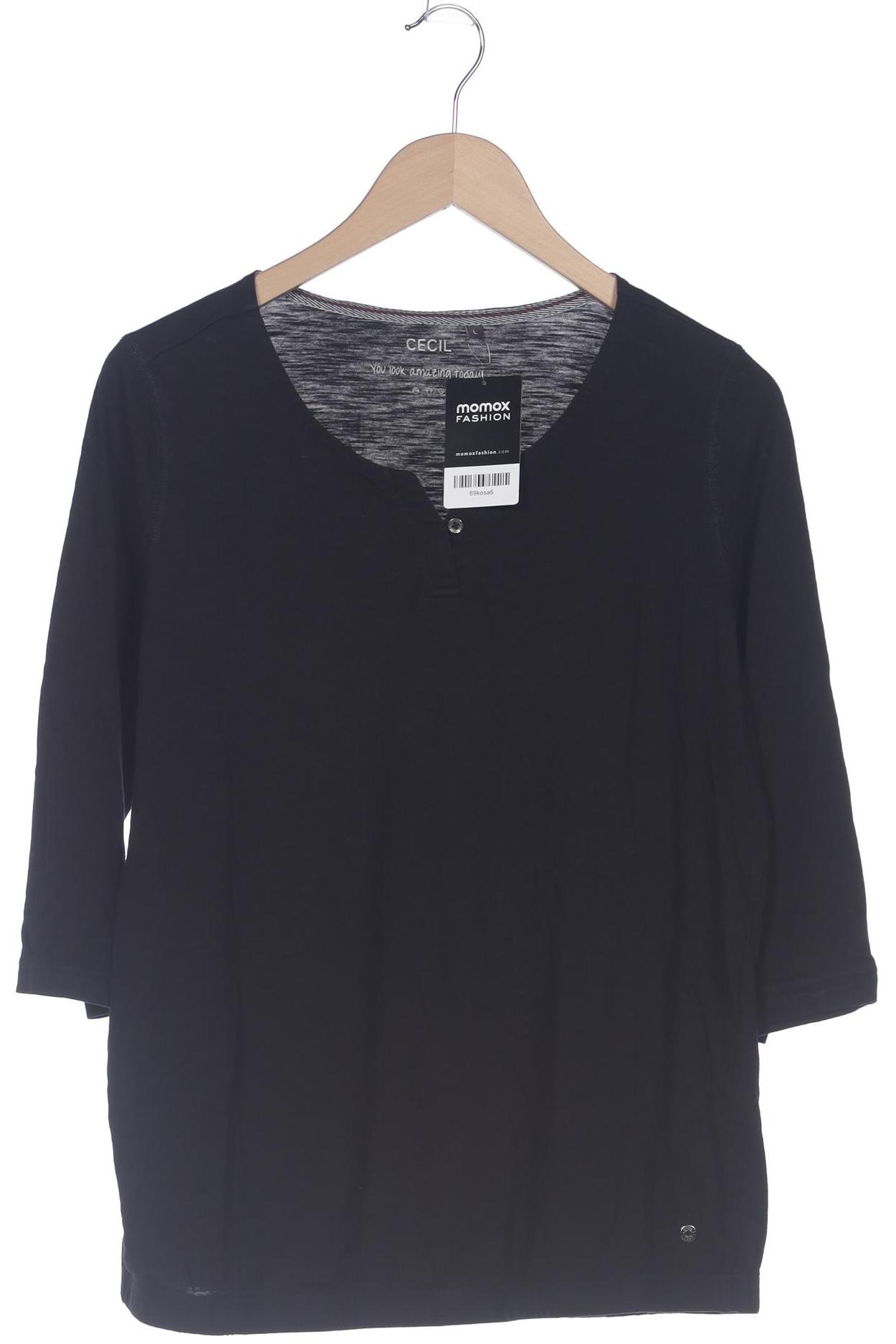 

Cecil Damen Langarmshirt, schwarz, Gr. 42