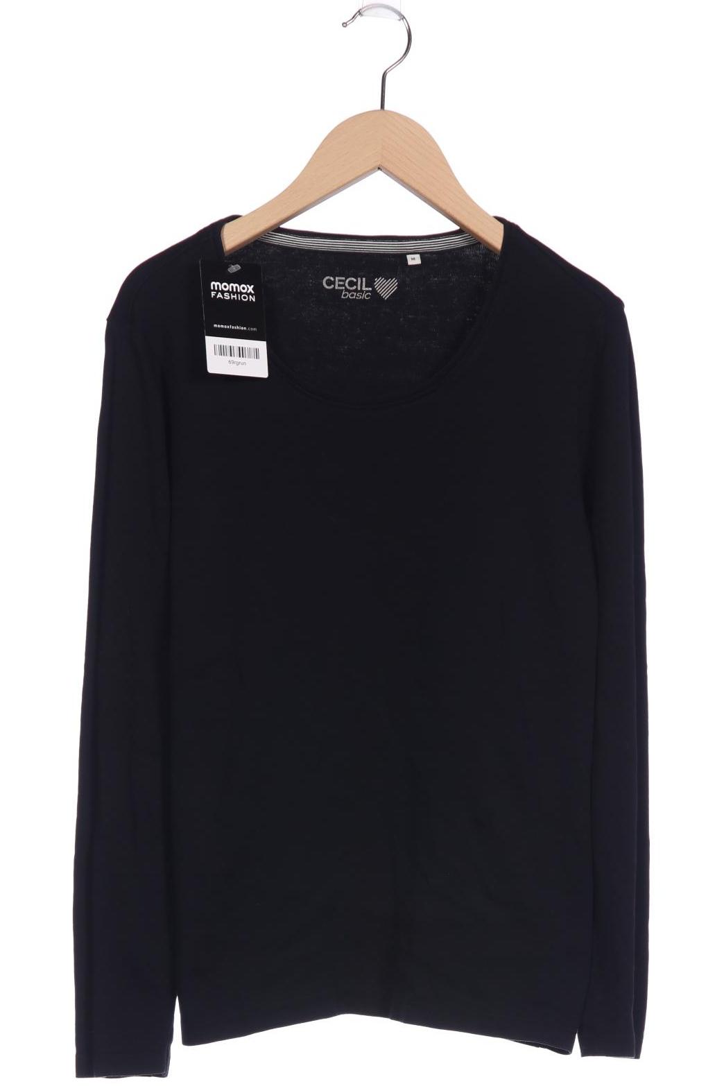 

CECIL Damen Langarmshirt, schwarz