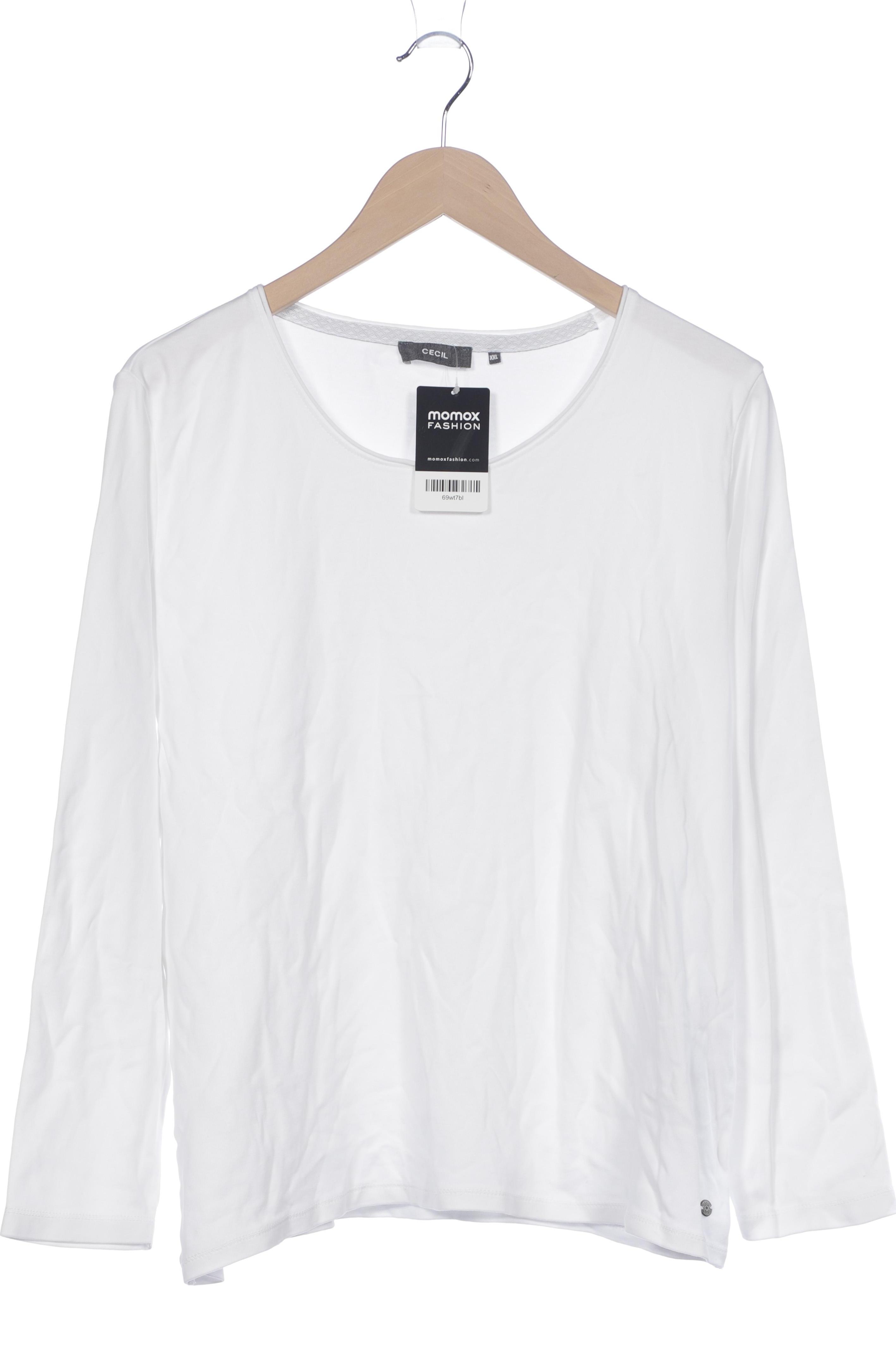 

Cecil Damen Langarmshirt, weiß, Gr. 46