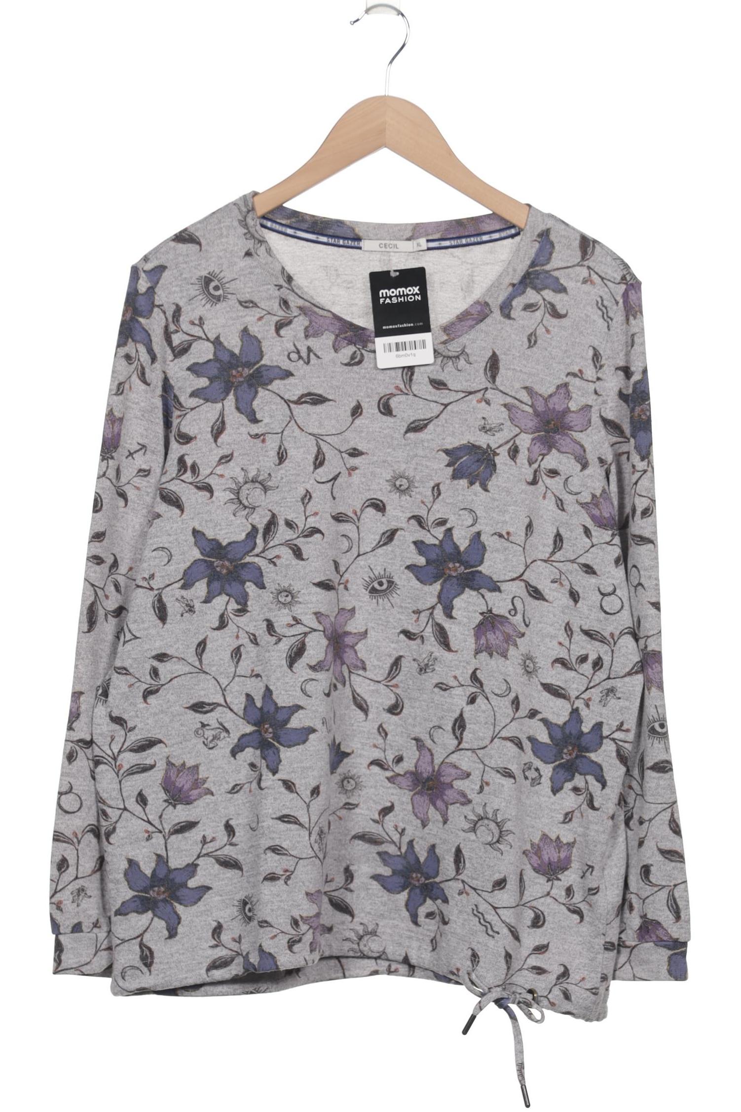 

Cecil Damen Langarmshirt, grau, Gr. 44