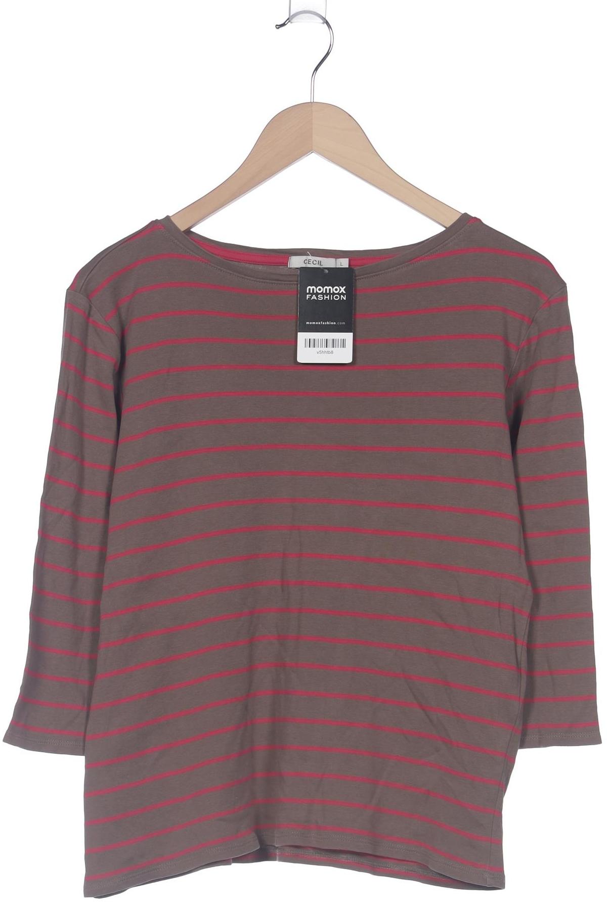 

Cecil Damen Langarmshirt, braun, Gr. 42