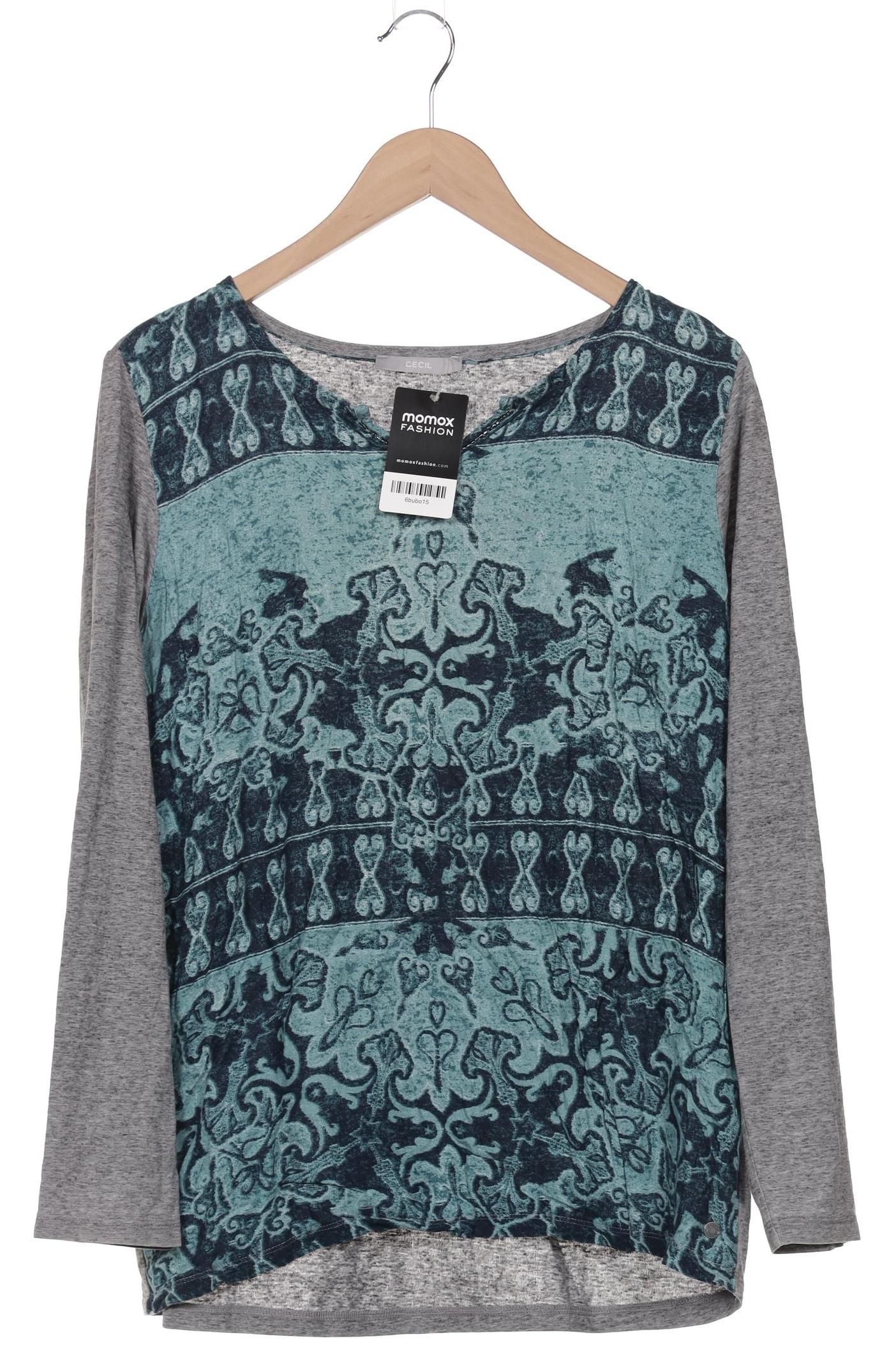 

Cecil Damen Langarmshirt, grau, Gr. 42