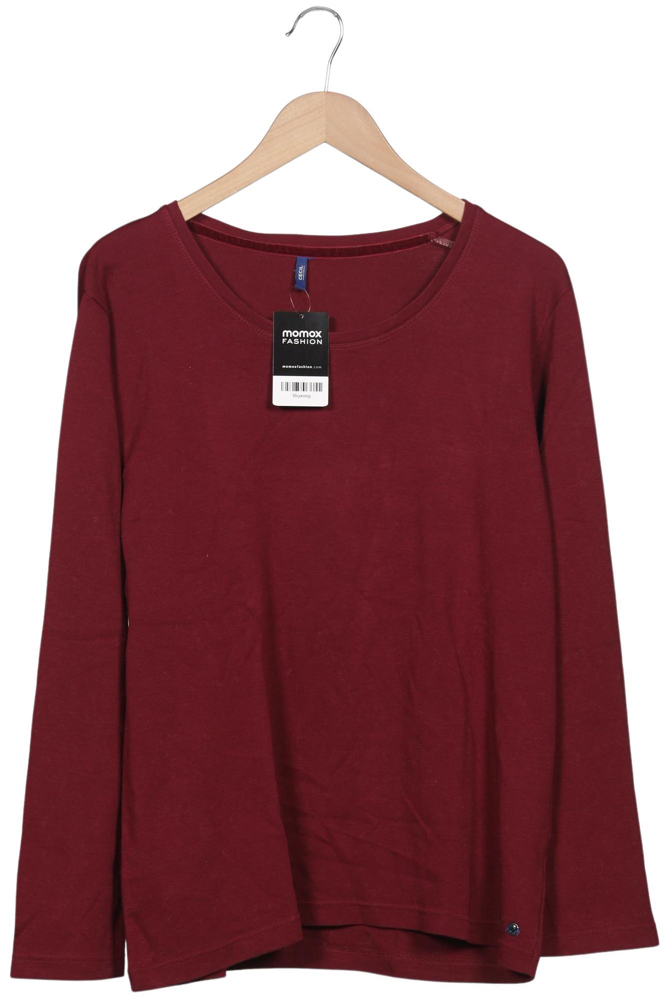 

Cecil Damen Langarmshirt, bordeaux, Gr. 46