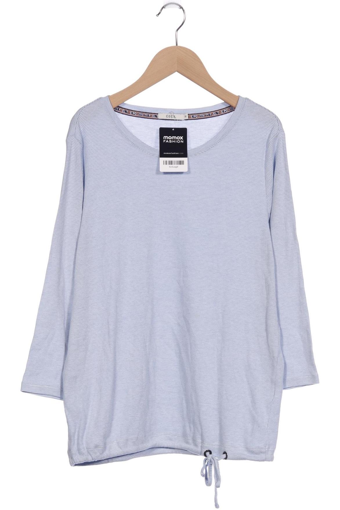 

Cecil Damen Langarmshirt, hellblau, Gr. 38