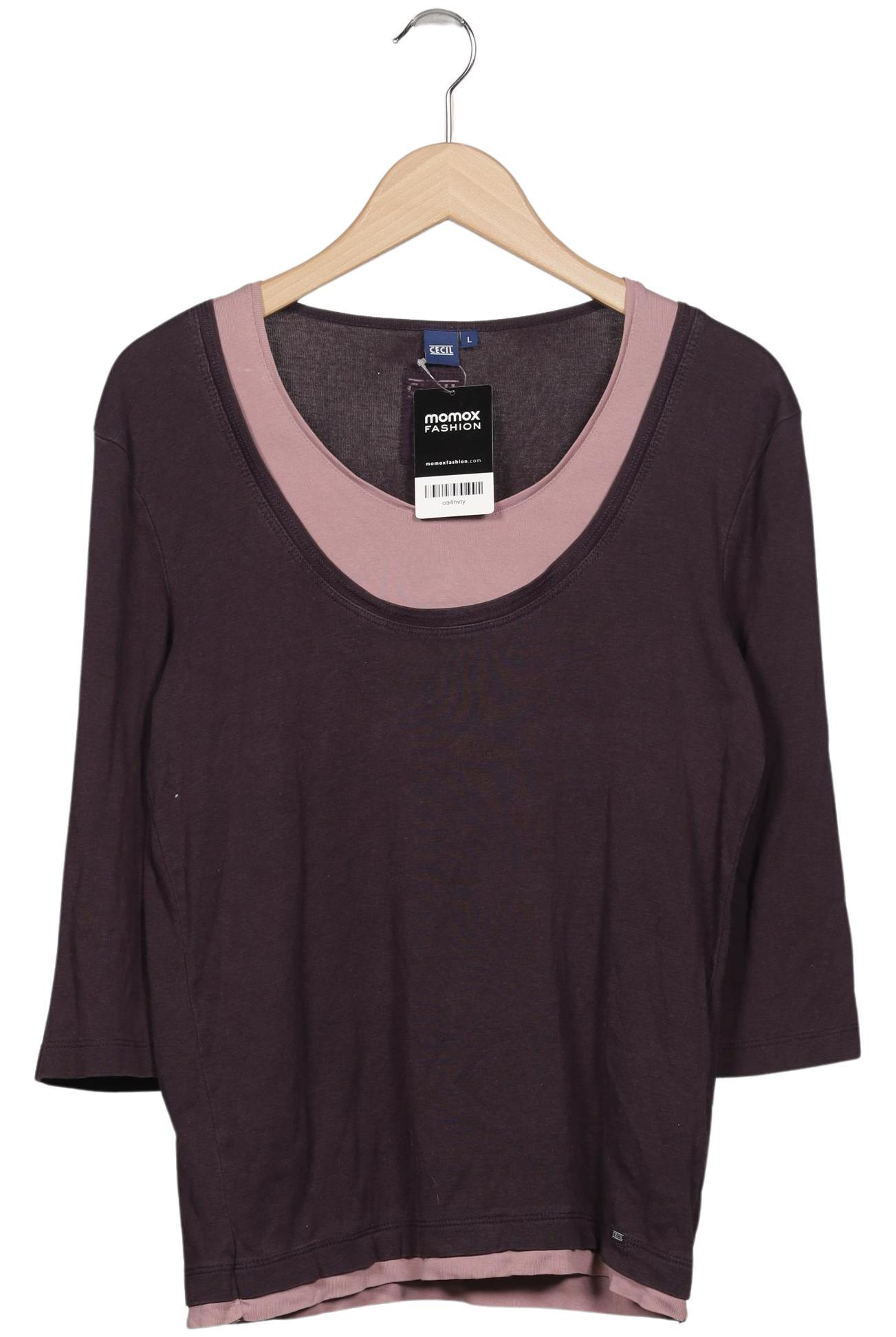 

Cecil Damen Langarmshirt, flieder, Gr. 42