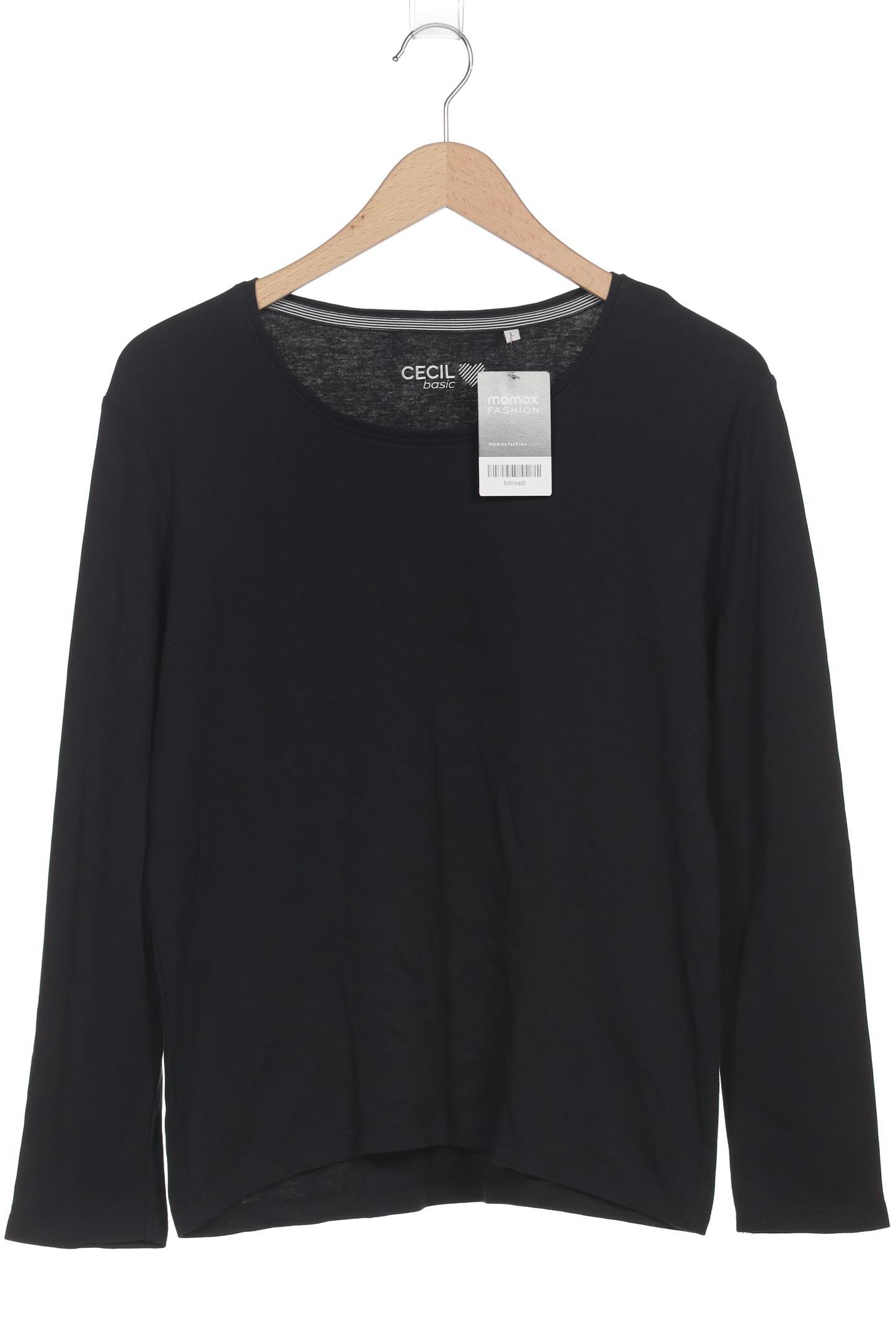 

Cecil Damen Langarmshirt, schwarz, Gr. 42