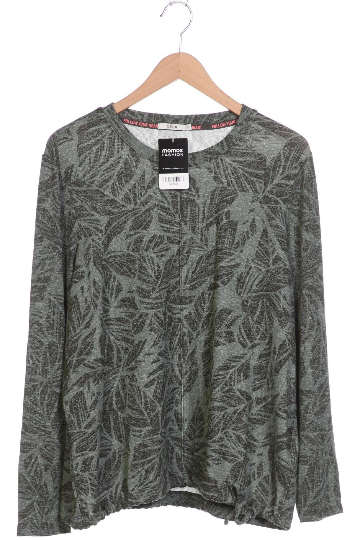 

Cecil Damen Langarmshirt, türkis, Gr. 44