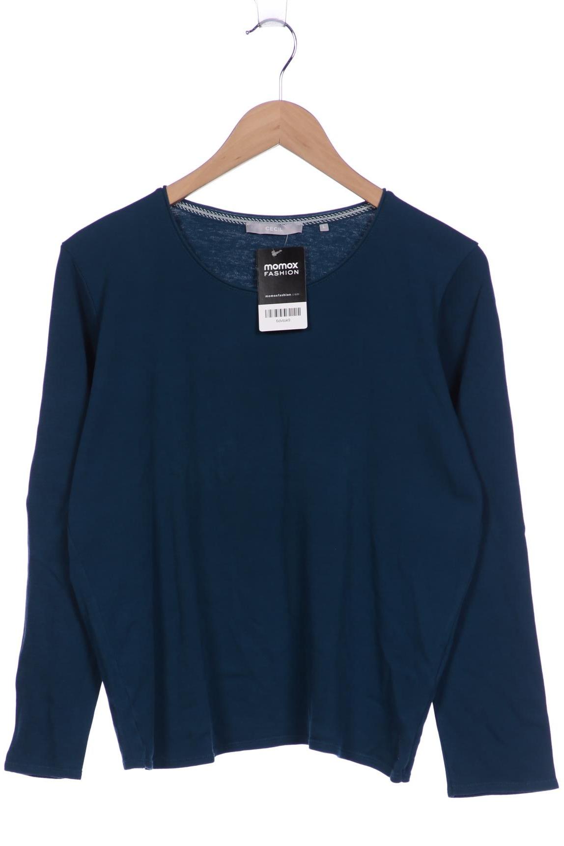 

Cecil Damen Langarmshirt, blau, Gr. 42