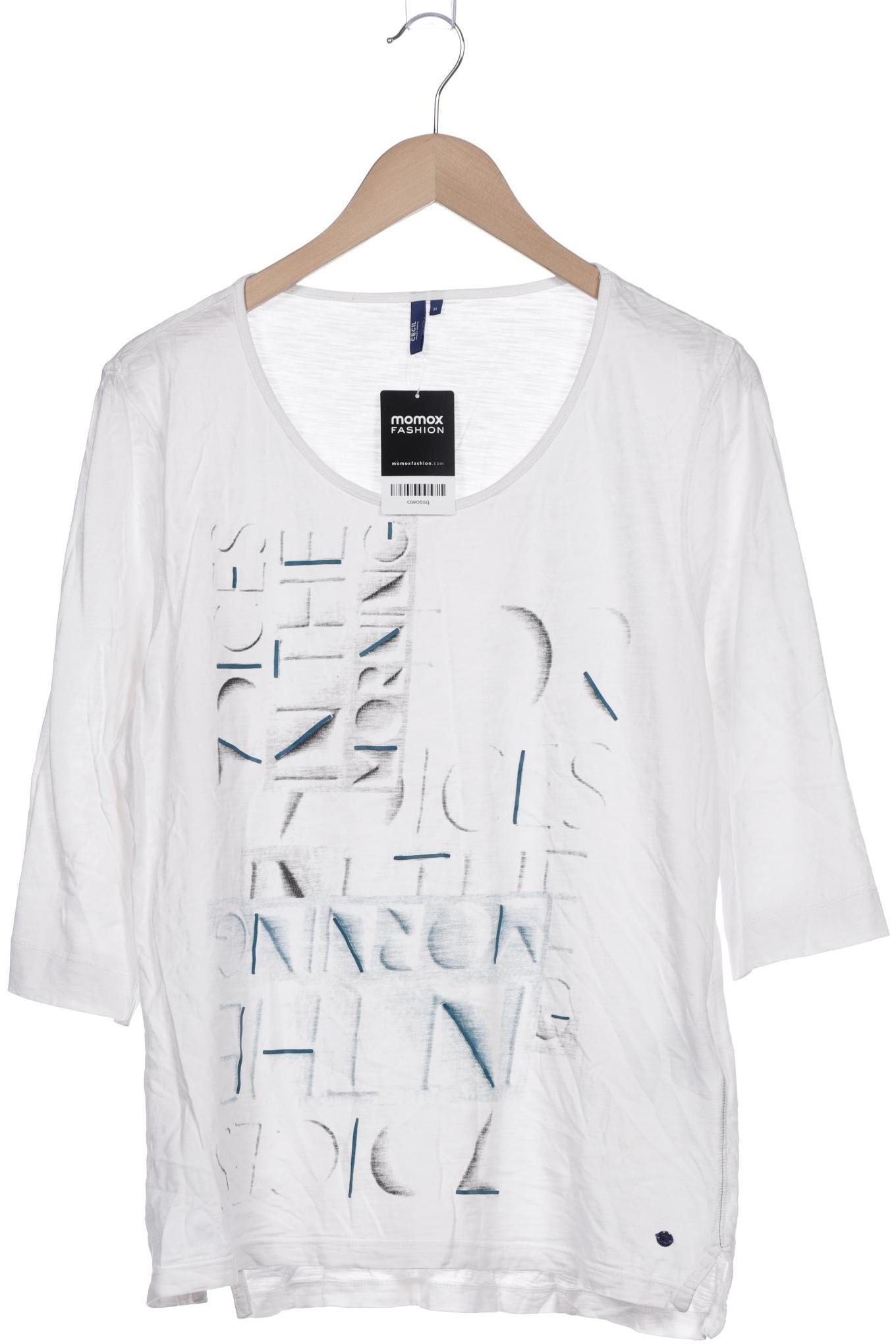 

Cecil Damen Langarmshirt, weiß, Gr. 44