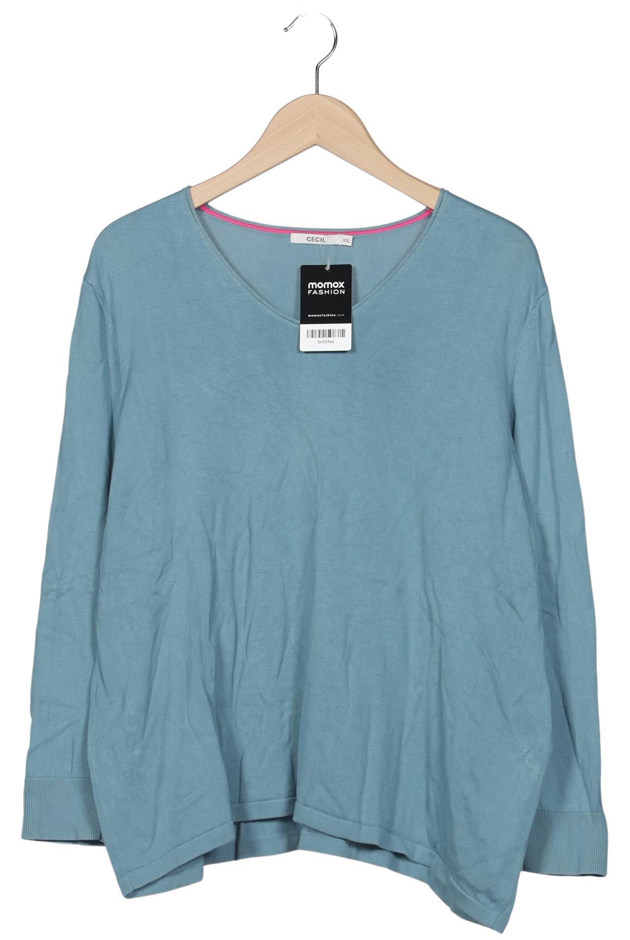 

Cecil Damen Langarmshirt, hellblau, Gr. 46