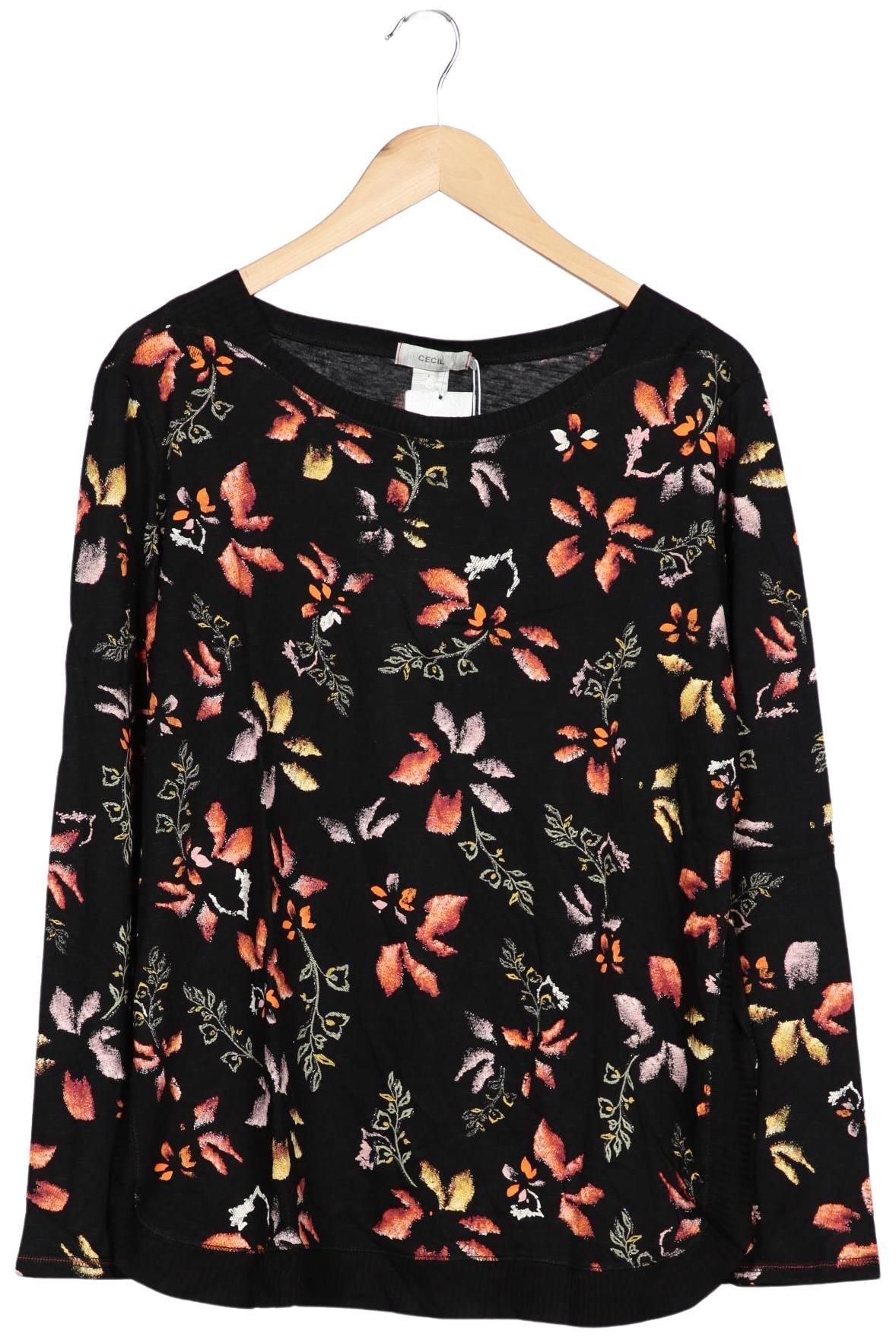 

Cecil Damen Langarmshirt, schwarz, Gr. 44