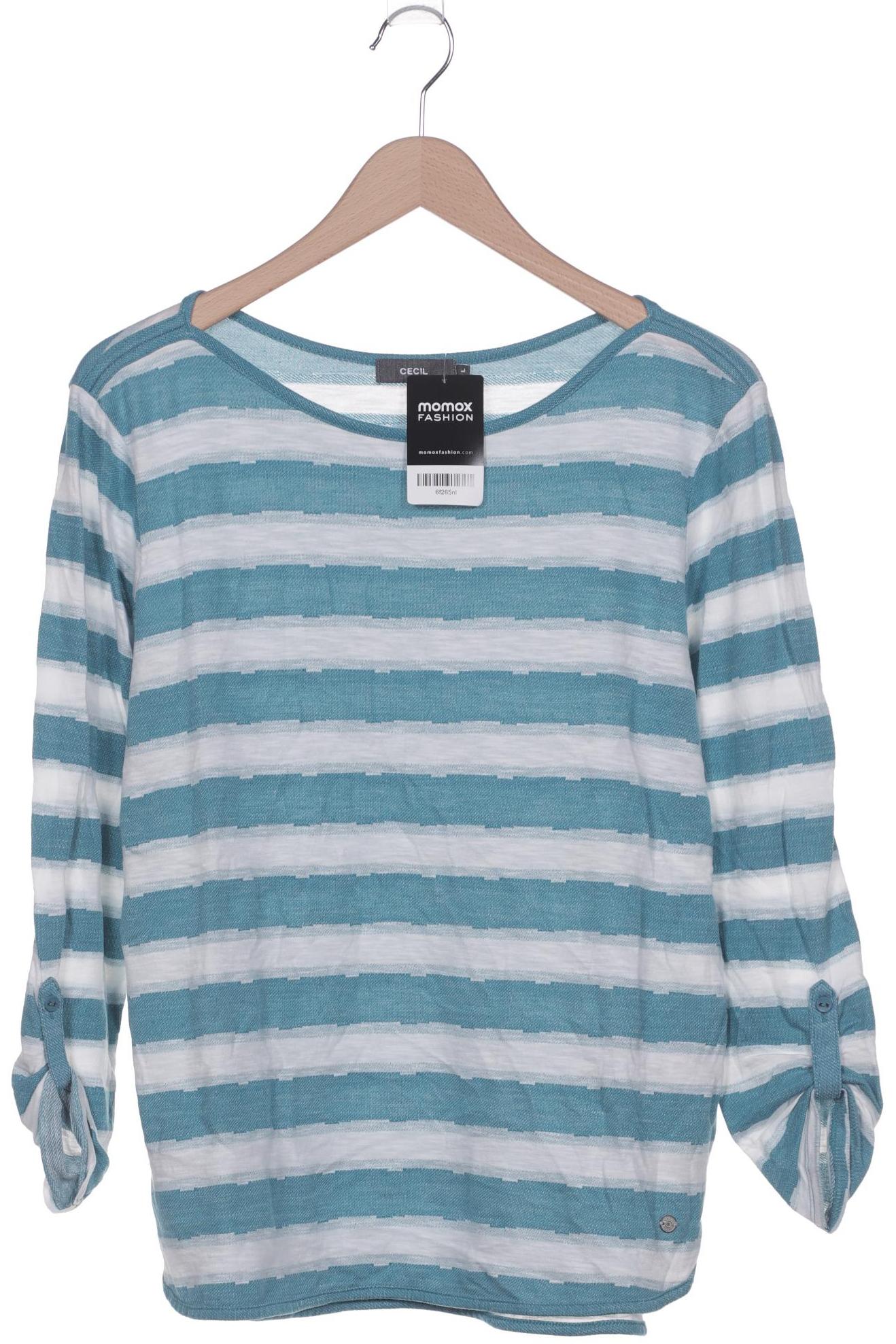 

Cecil Damen Langarmshirt, blau, Gr. 42