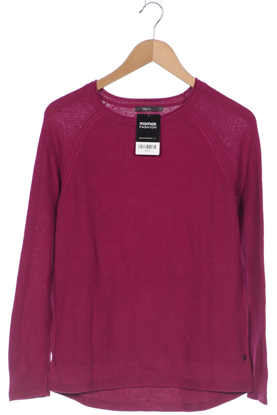 

Cecil Damen Langarmshirt, pink, Gr. 36