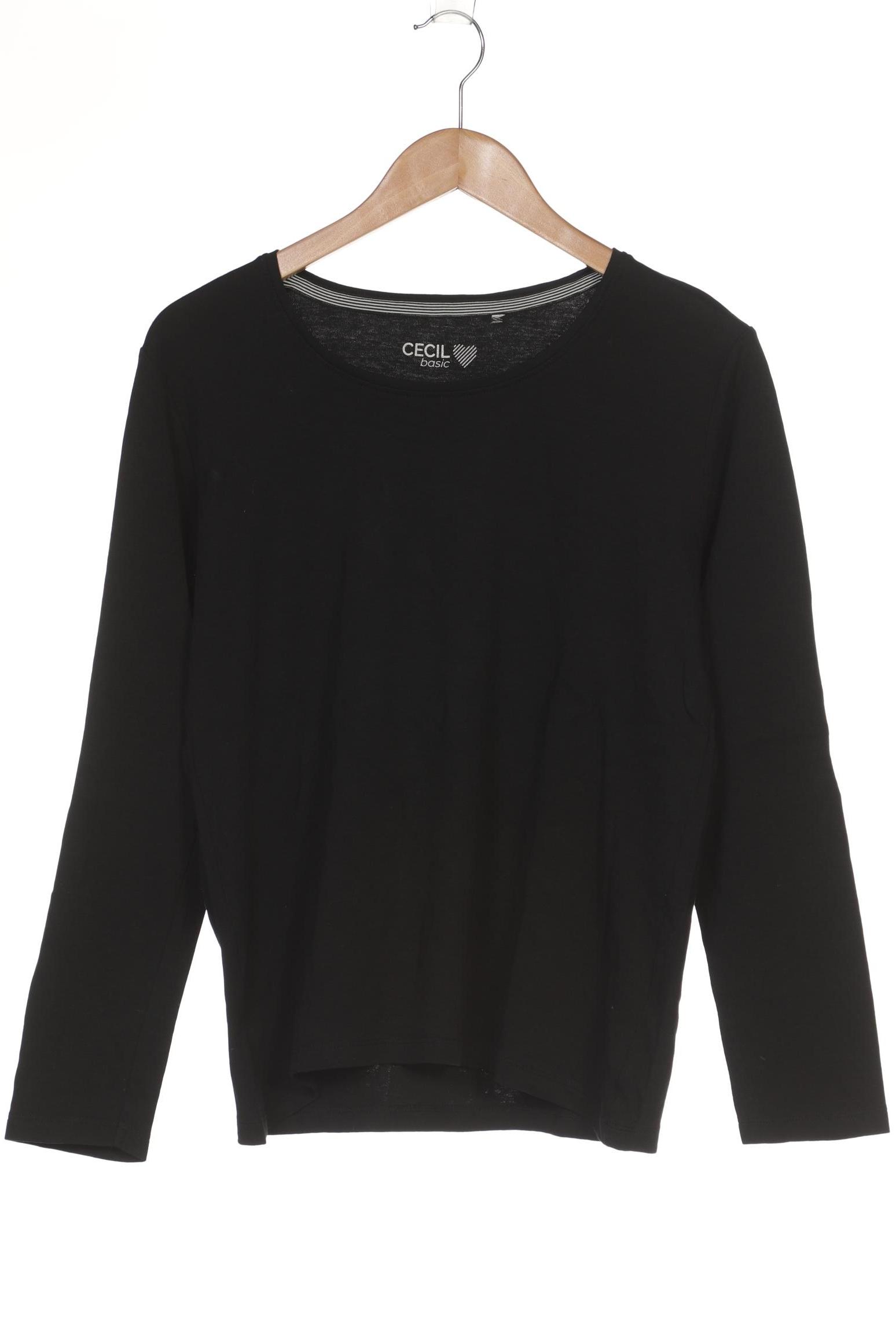 

Cecil Damen Langarmshirt, schwarz, Gr. 42