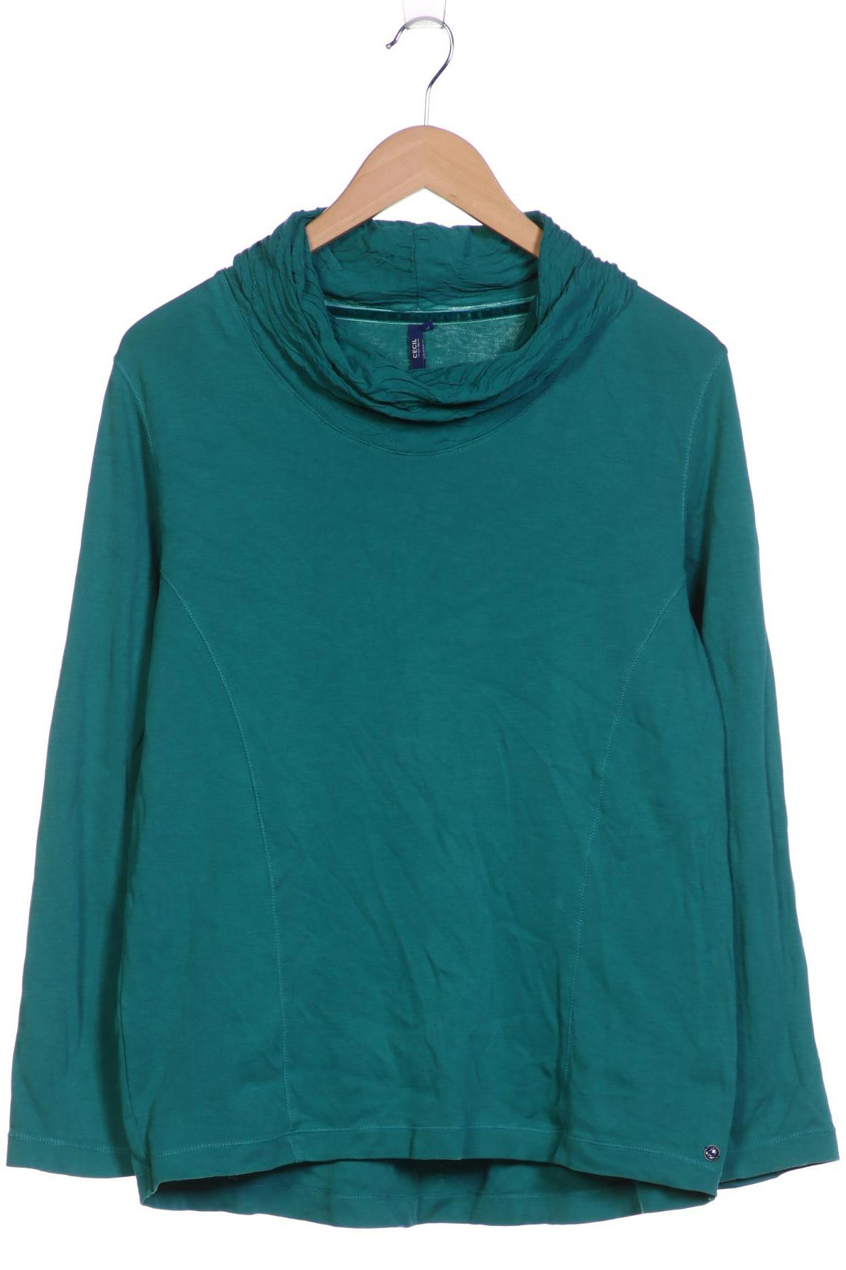 

Cecil Damen Langarmshirt, türkis, Gr. 44