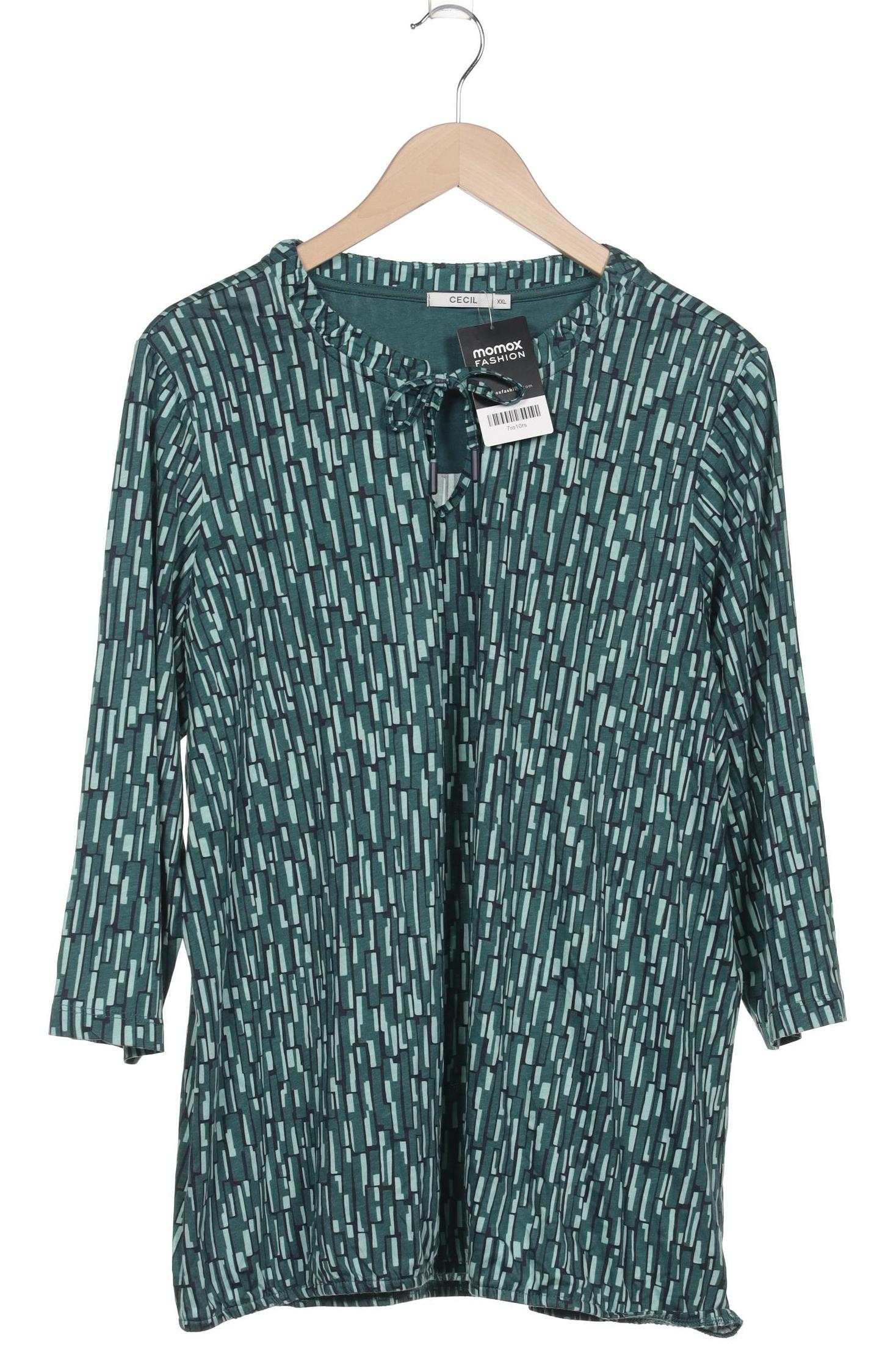

Cecil Damen Langarmshirt, türkis, Gr. 46