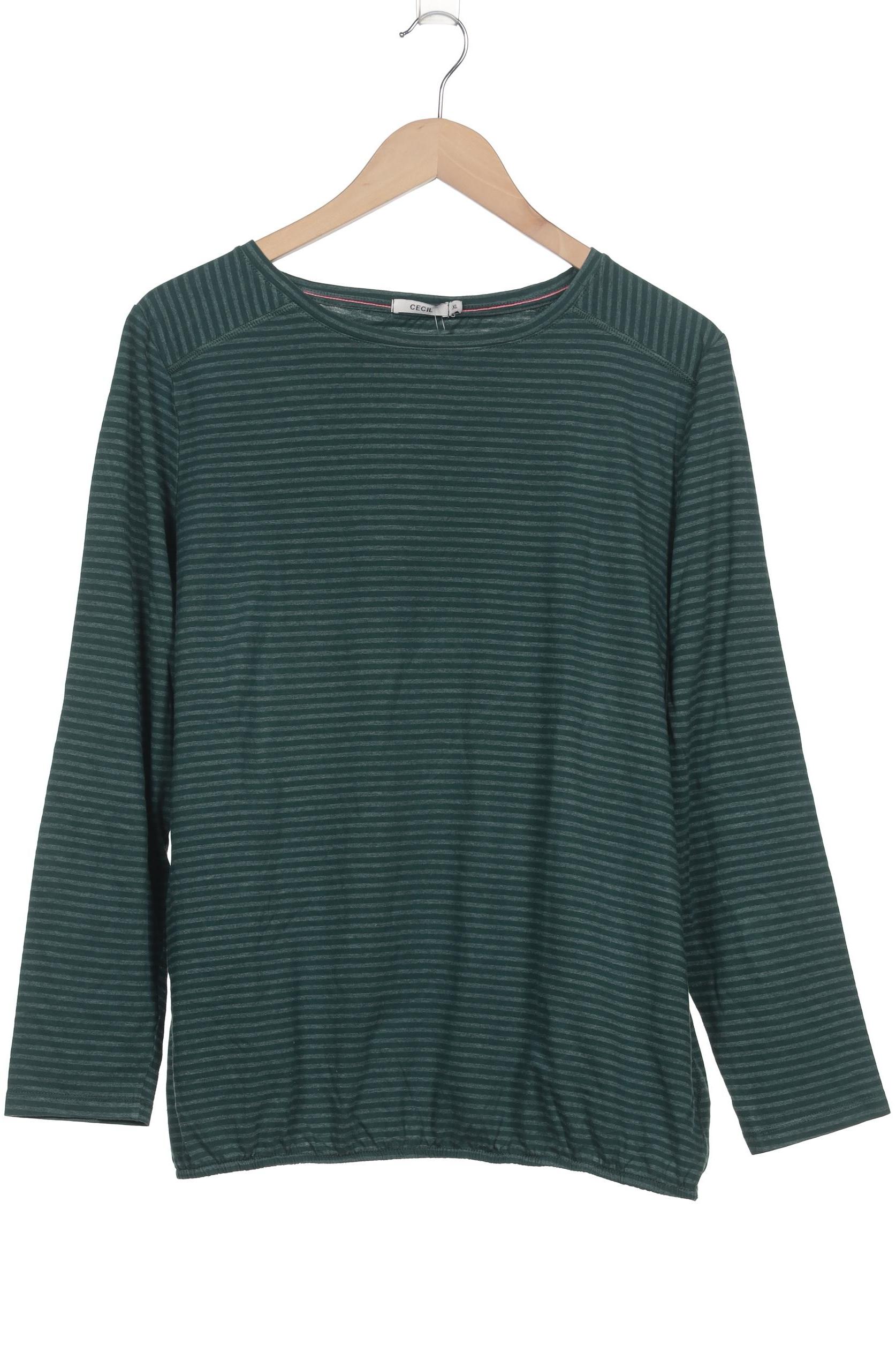

Cecil Damen Langarmshirt, grün, Gr. 44