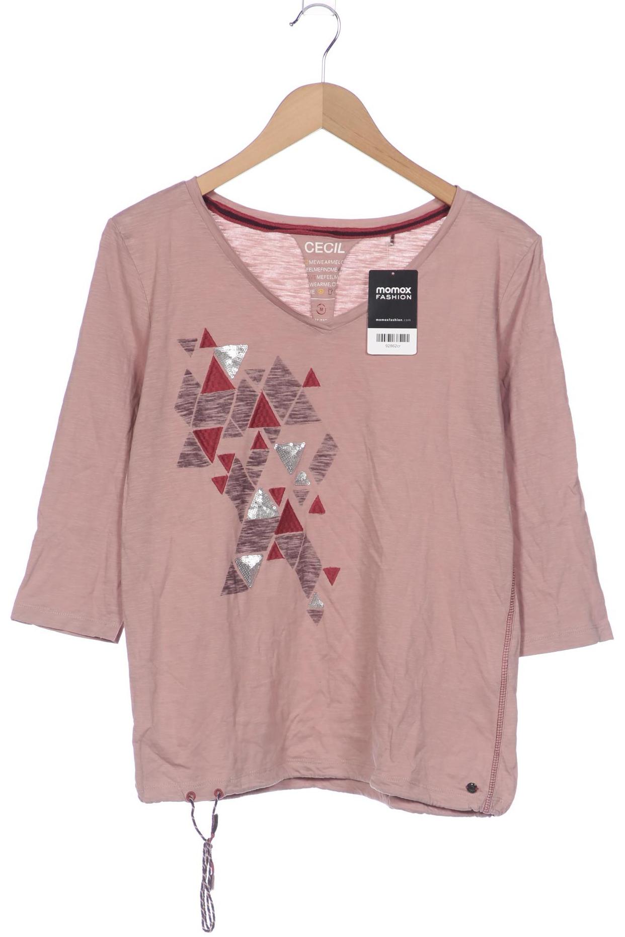 

Cecil Damen Langarmshirt, pink, Gr. 38