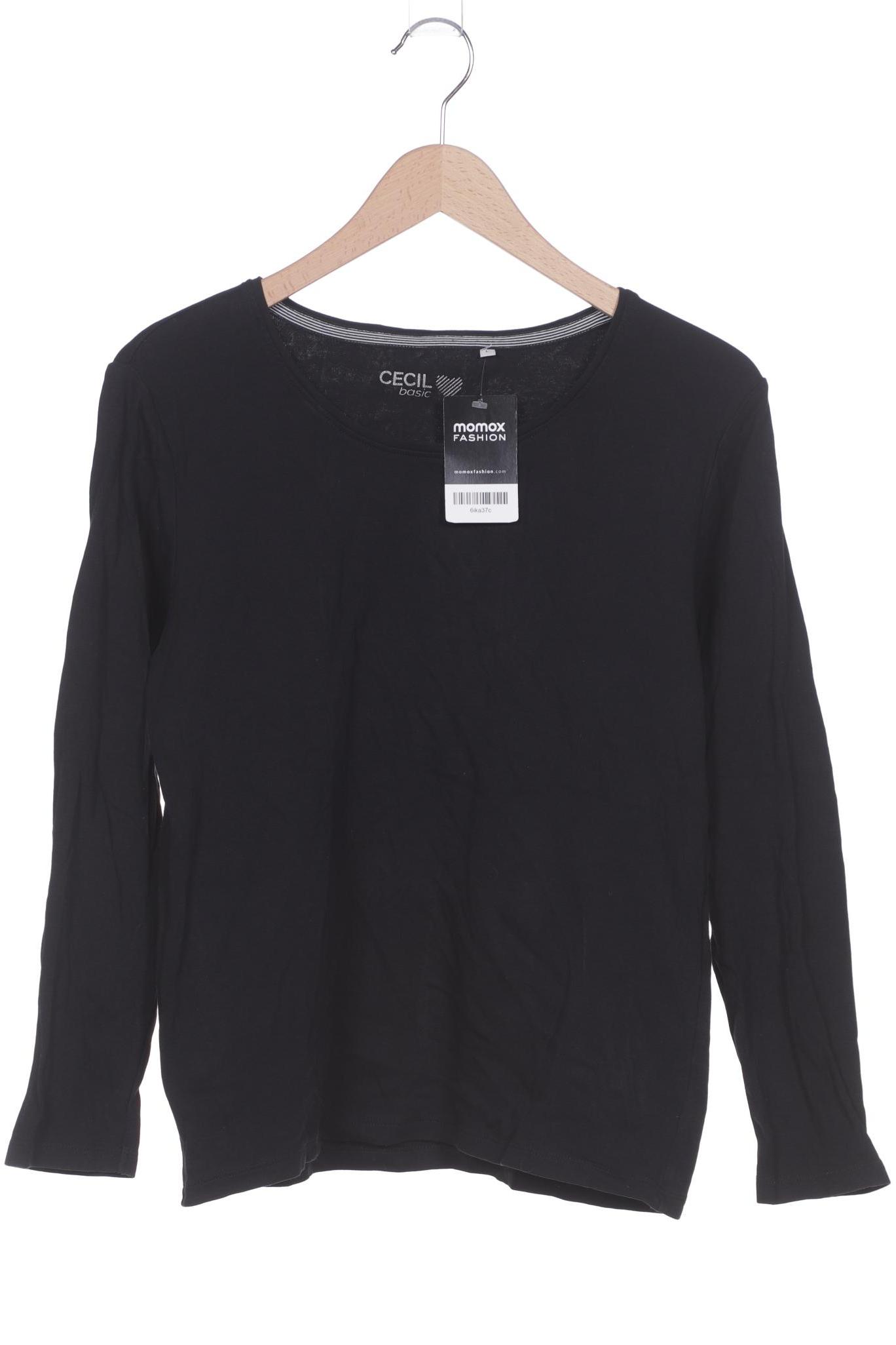 

Cecil Damen Langarmshirt, schwarz, Gr. 42