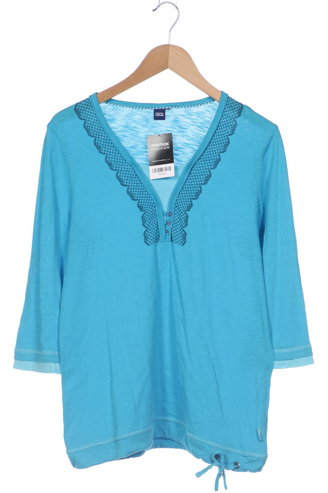 

Cecil Damen Langarmshirt, blau, Gr. 42