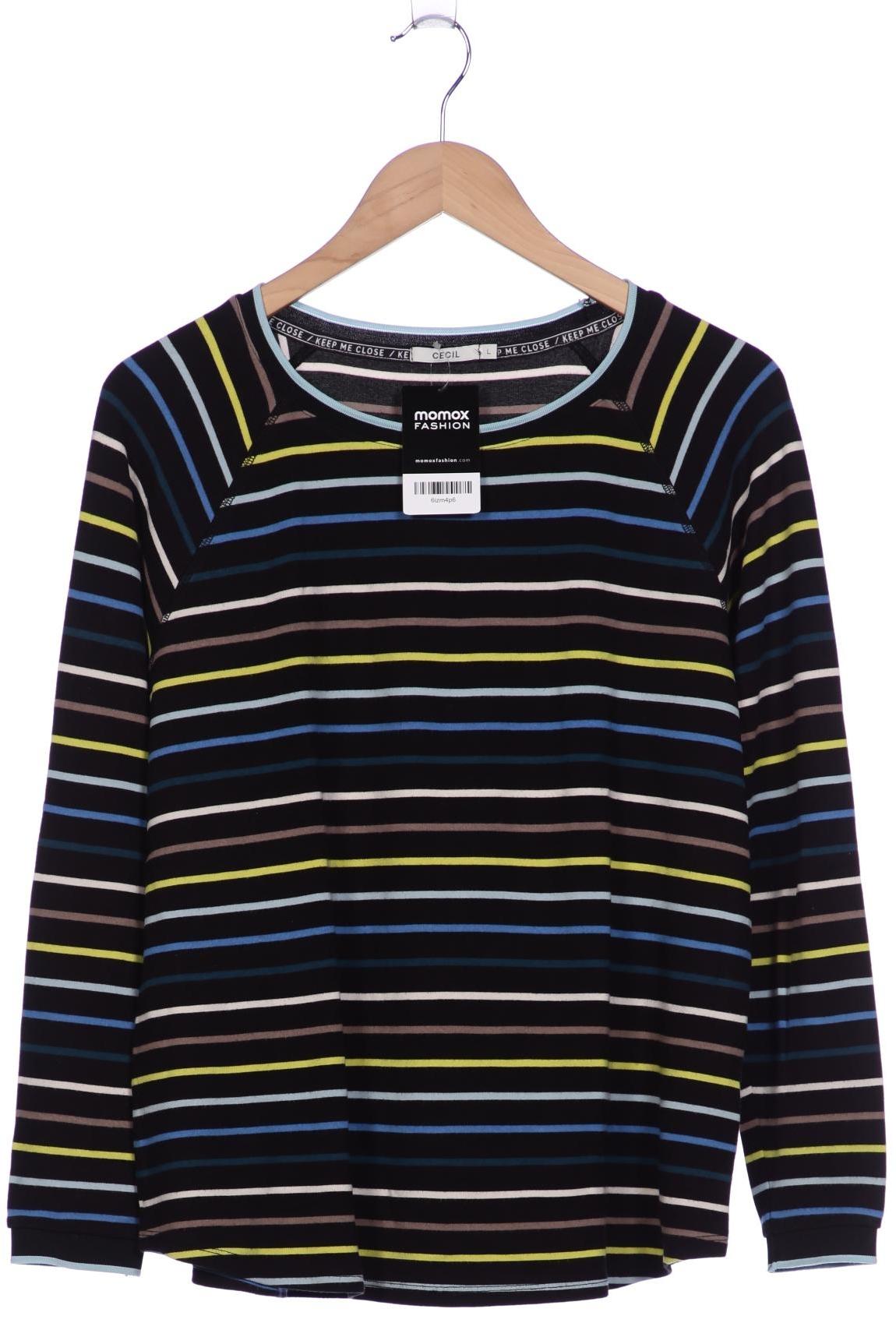 

Cecil Damen Langarmshirt, schwarz, Gr. 42