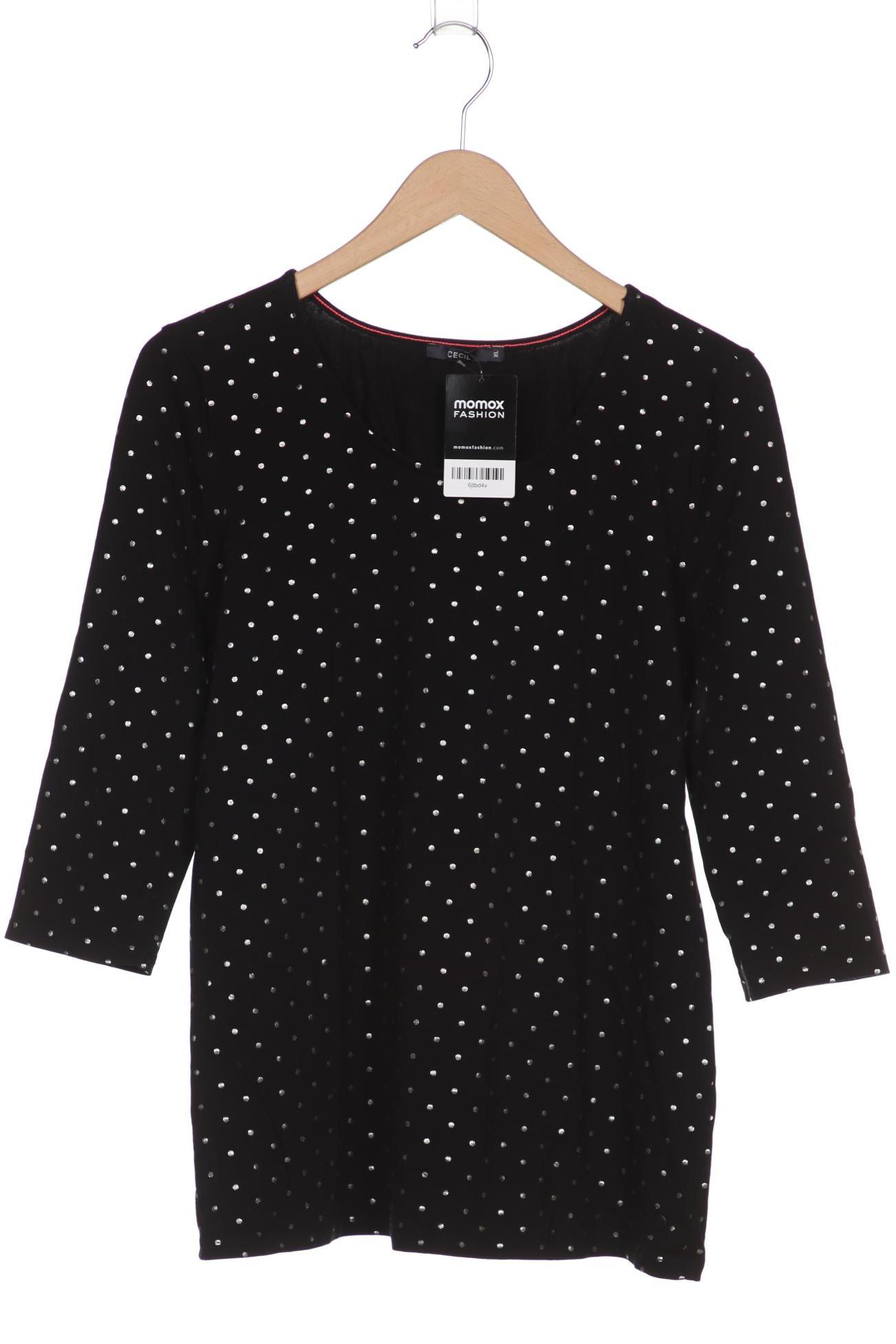 

CECIL Damen Langarmshirt, schwarz