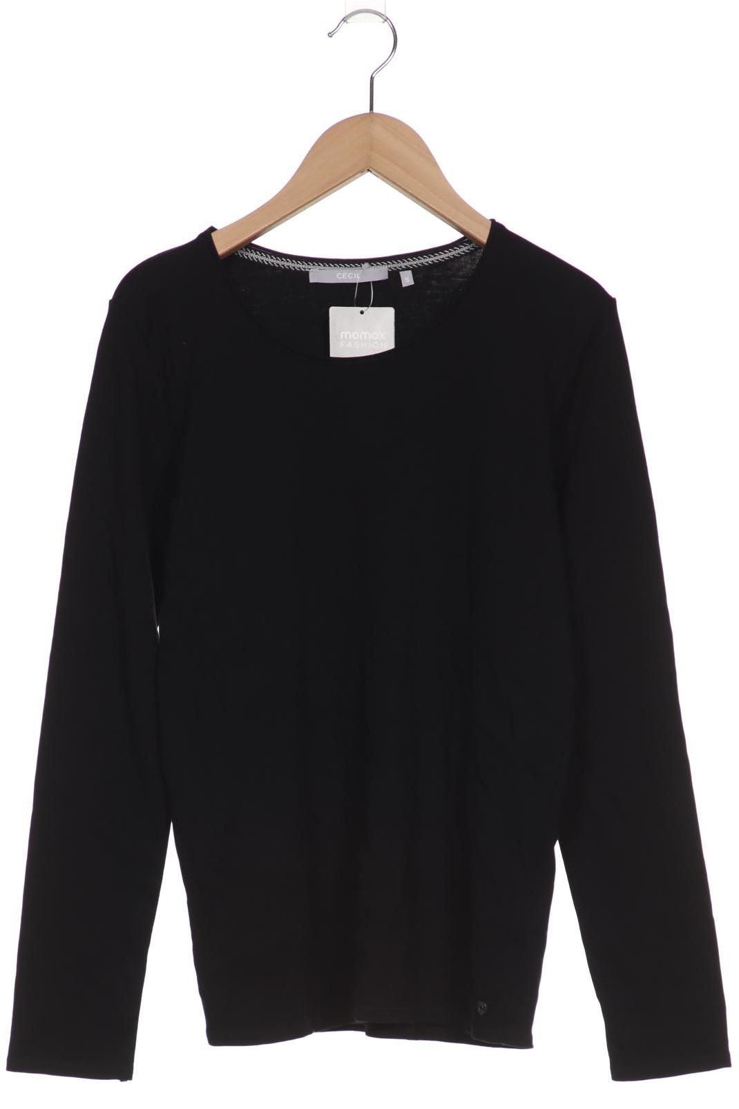 

Cecil Damen Langarmshirt, schwarz, Gr. 36