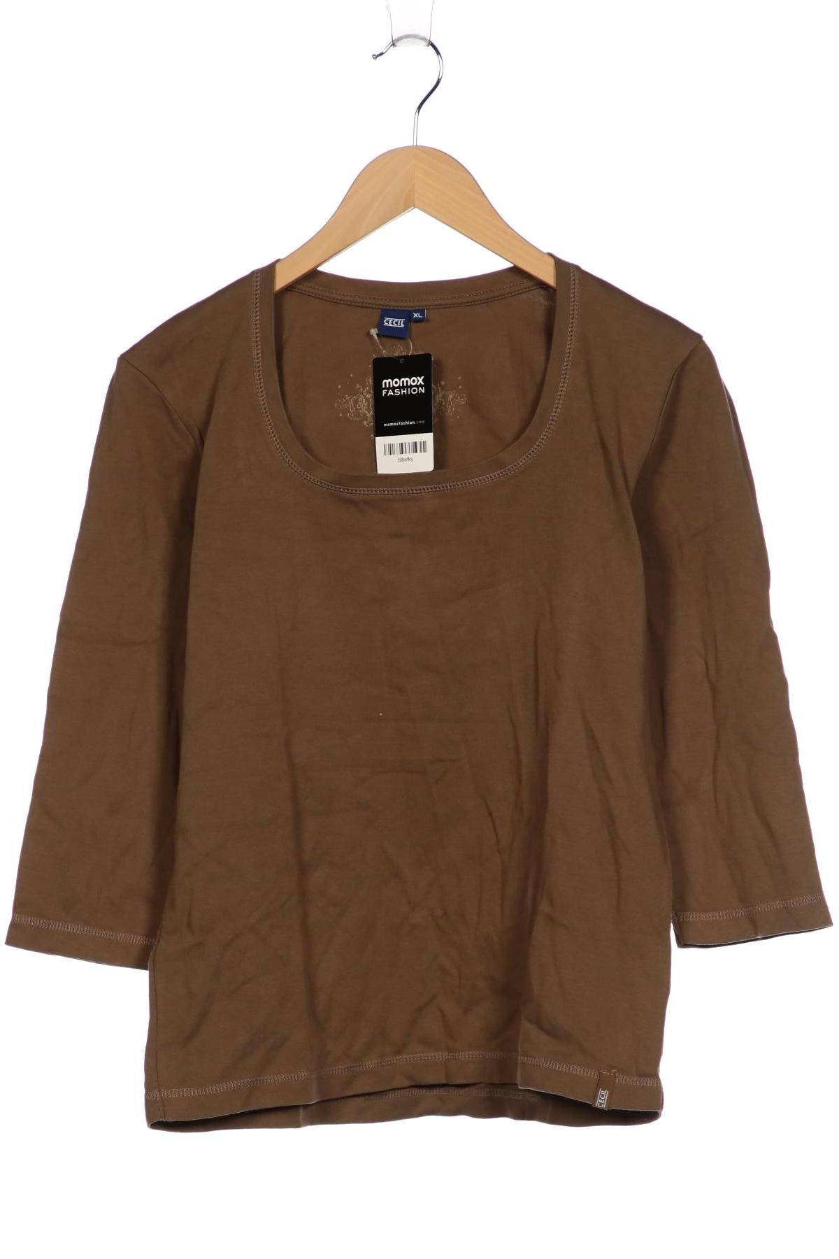 

Cecil Damen Langarmshirt, braun, Gr. 44