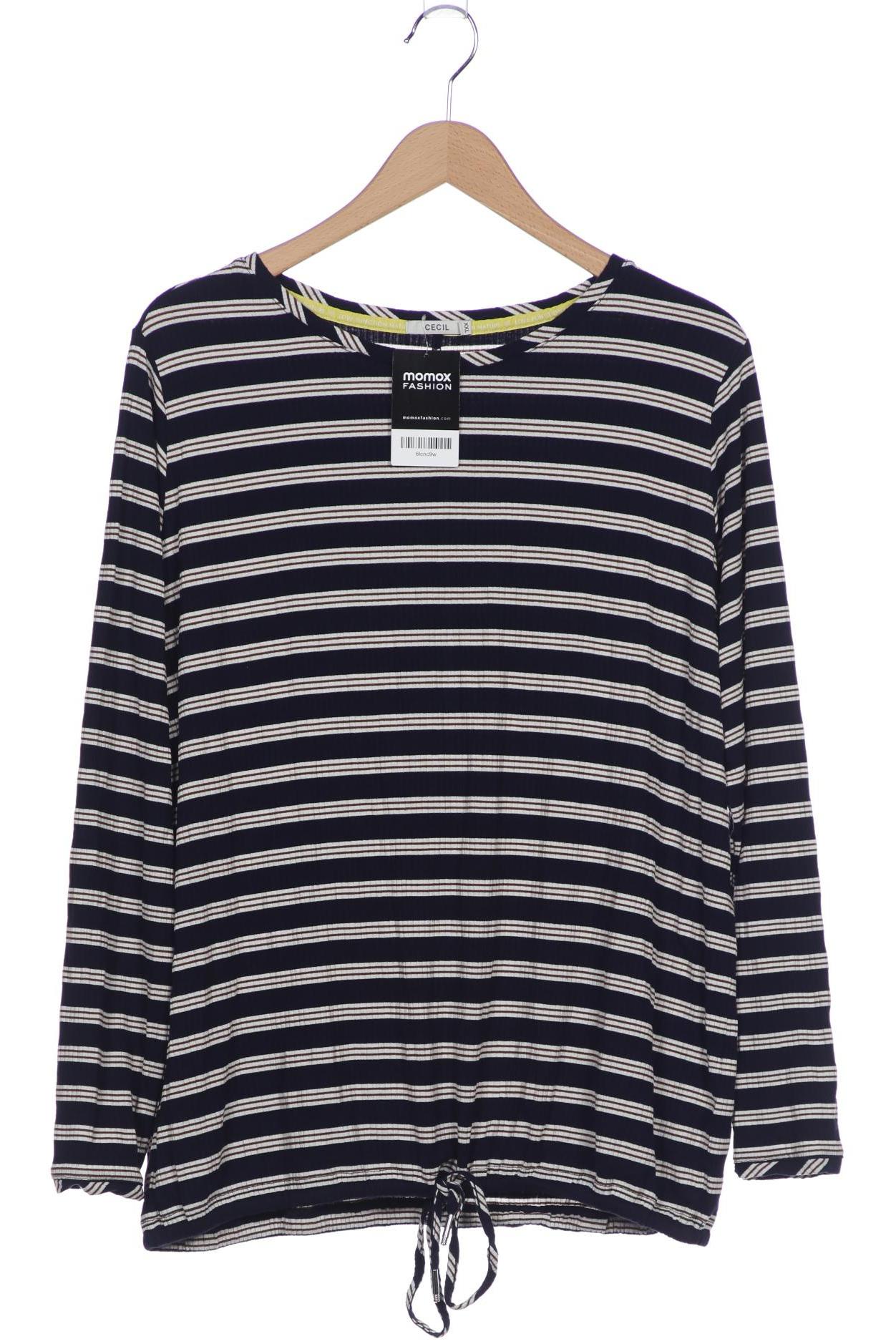 

Cecil Damen Langarmshirt, marineblau, Gr. 46