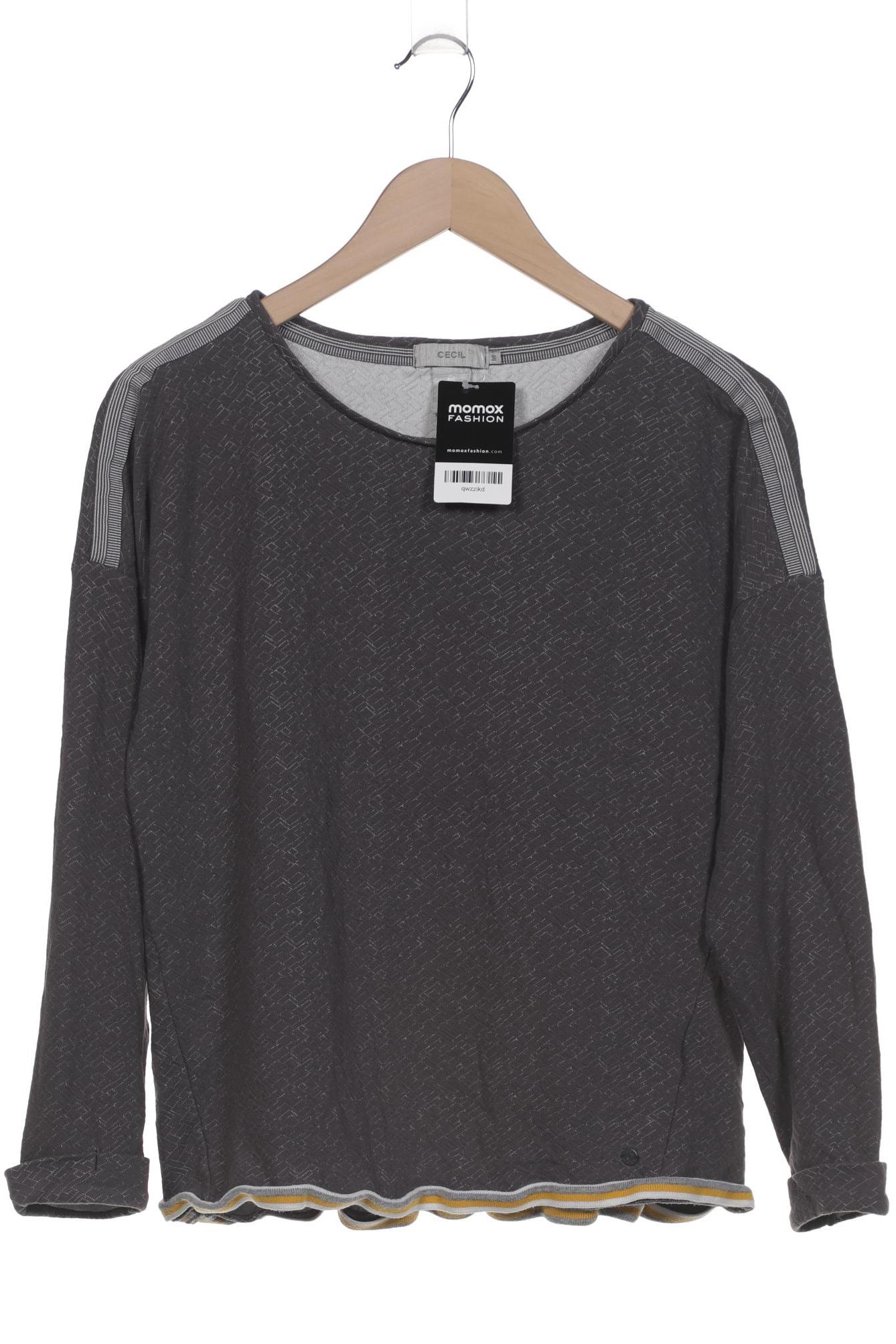 

Cecil Damen Langarmshirt, grau, Gr. 38