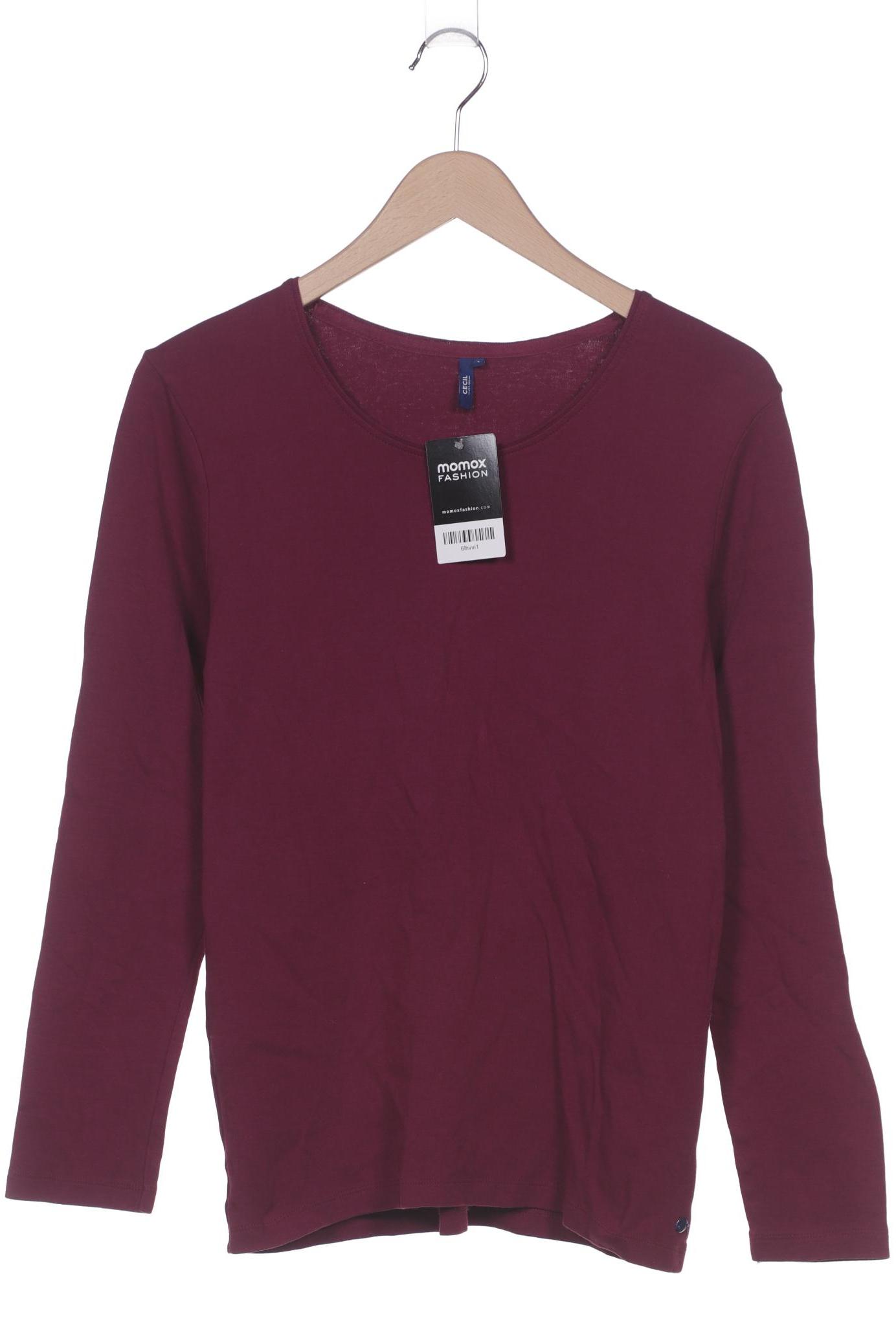 

Cecil Damen Langarmshirt, bordeaux, Gr. 42