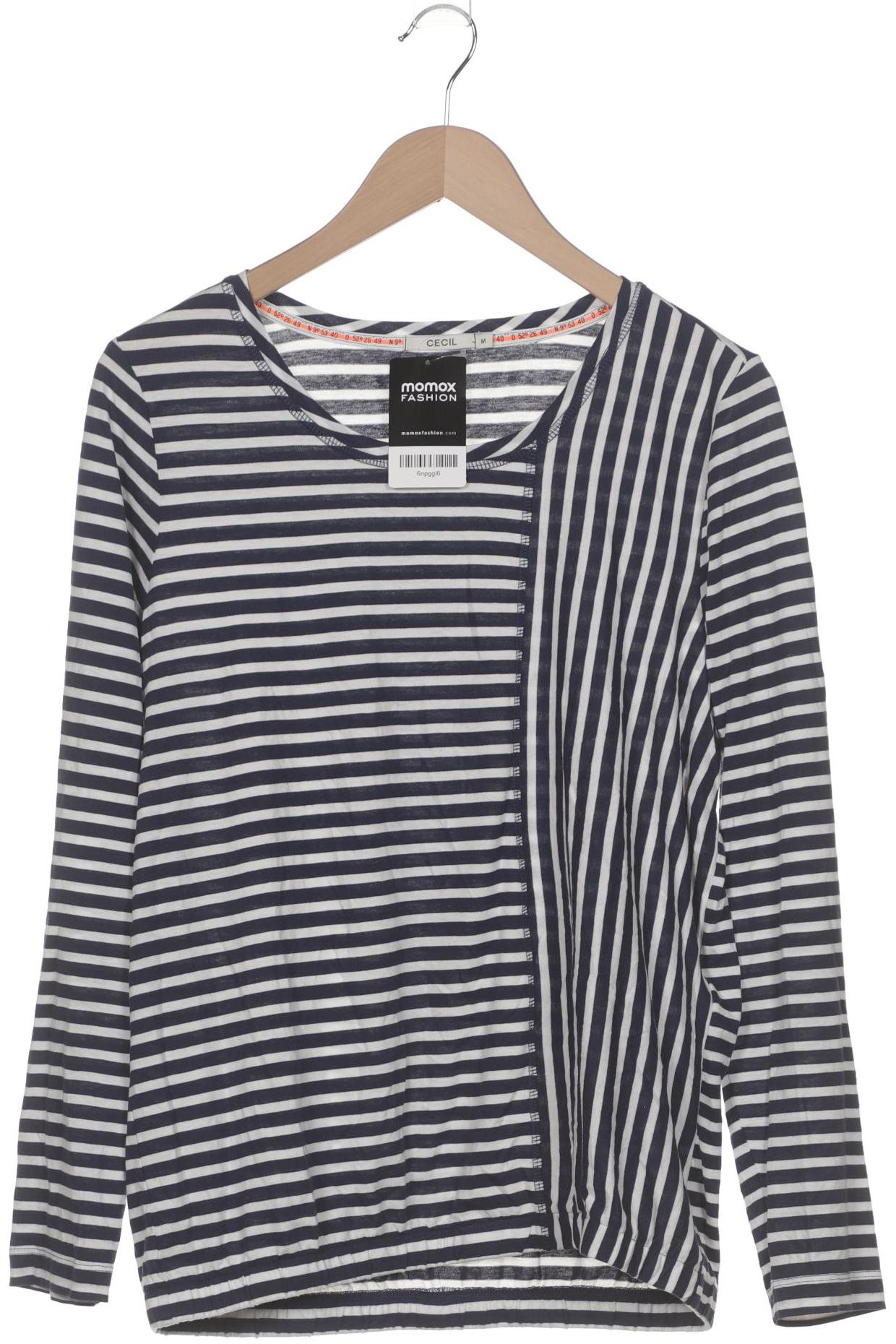 

Cecil Damen Langarmshirt, marineblau, Gr. 38