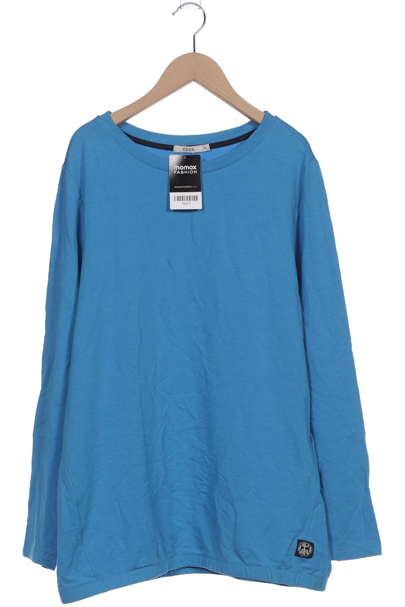 

Cecil Damen Langarmshirt, blau, Gr. 44
