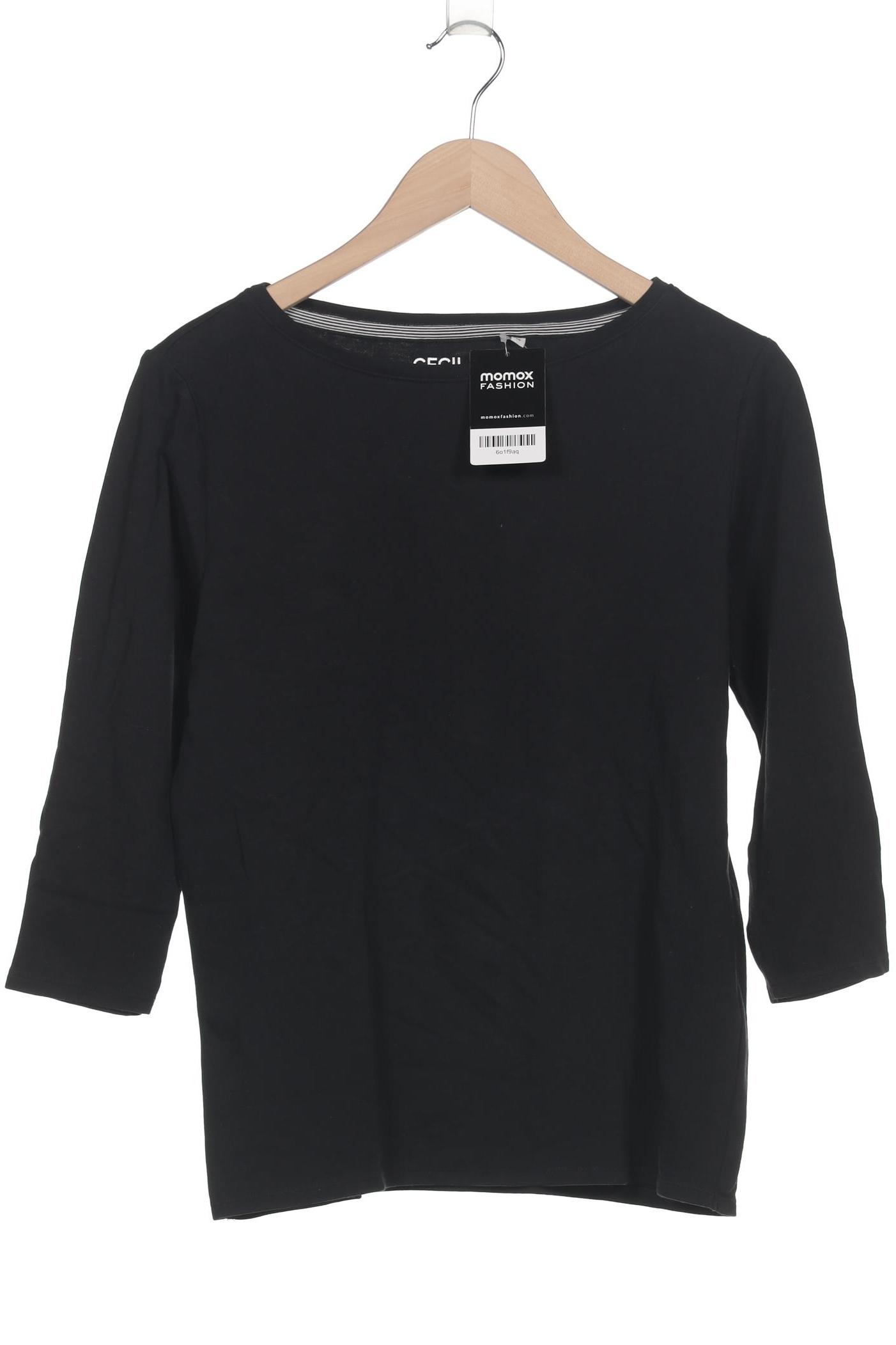 

Cecil Damen Langarmshirt, schwarz, Gr. 38