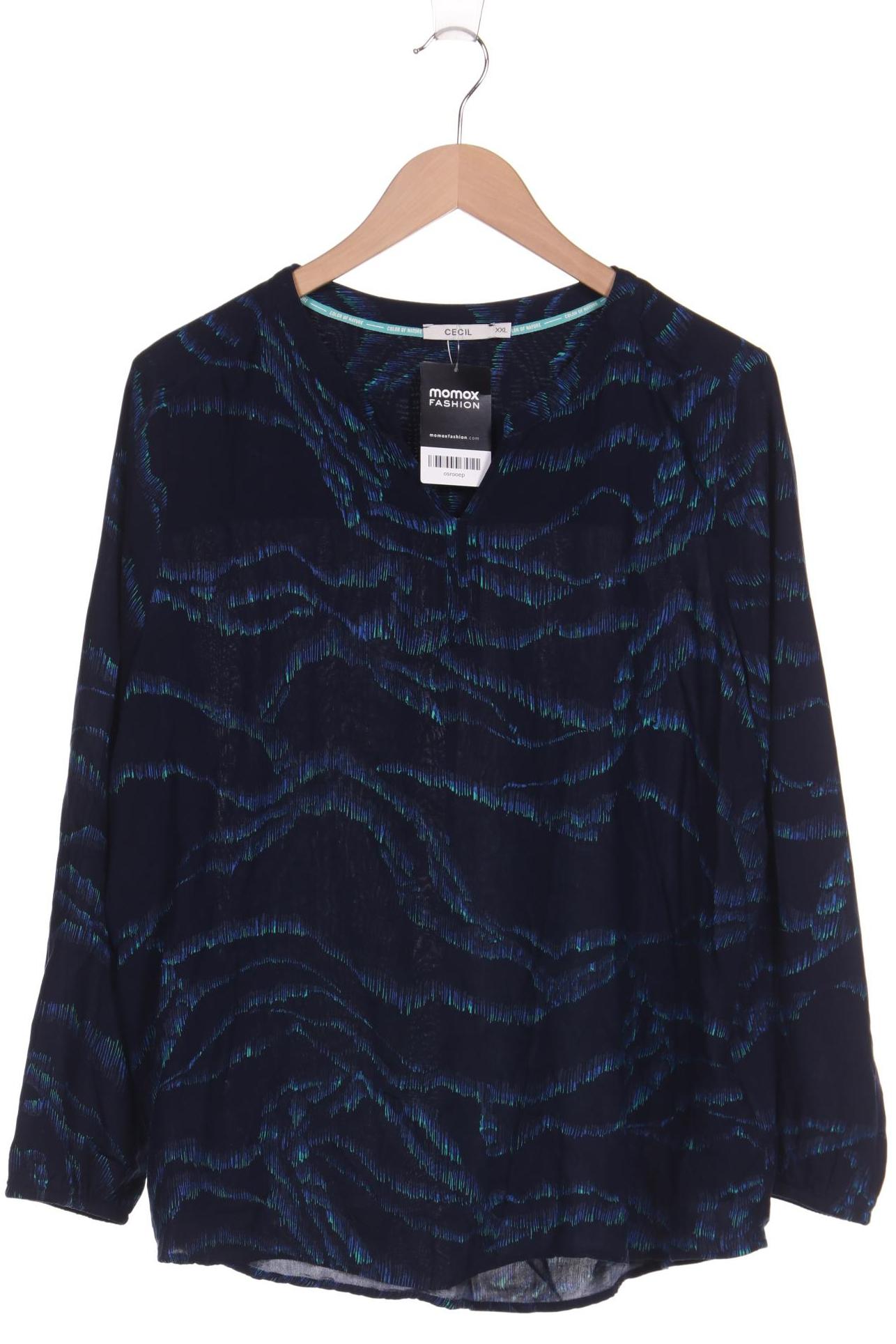 

Cecil Damen Langarmshirt, marineblau, Gr. 46