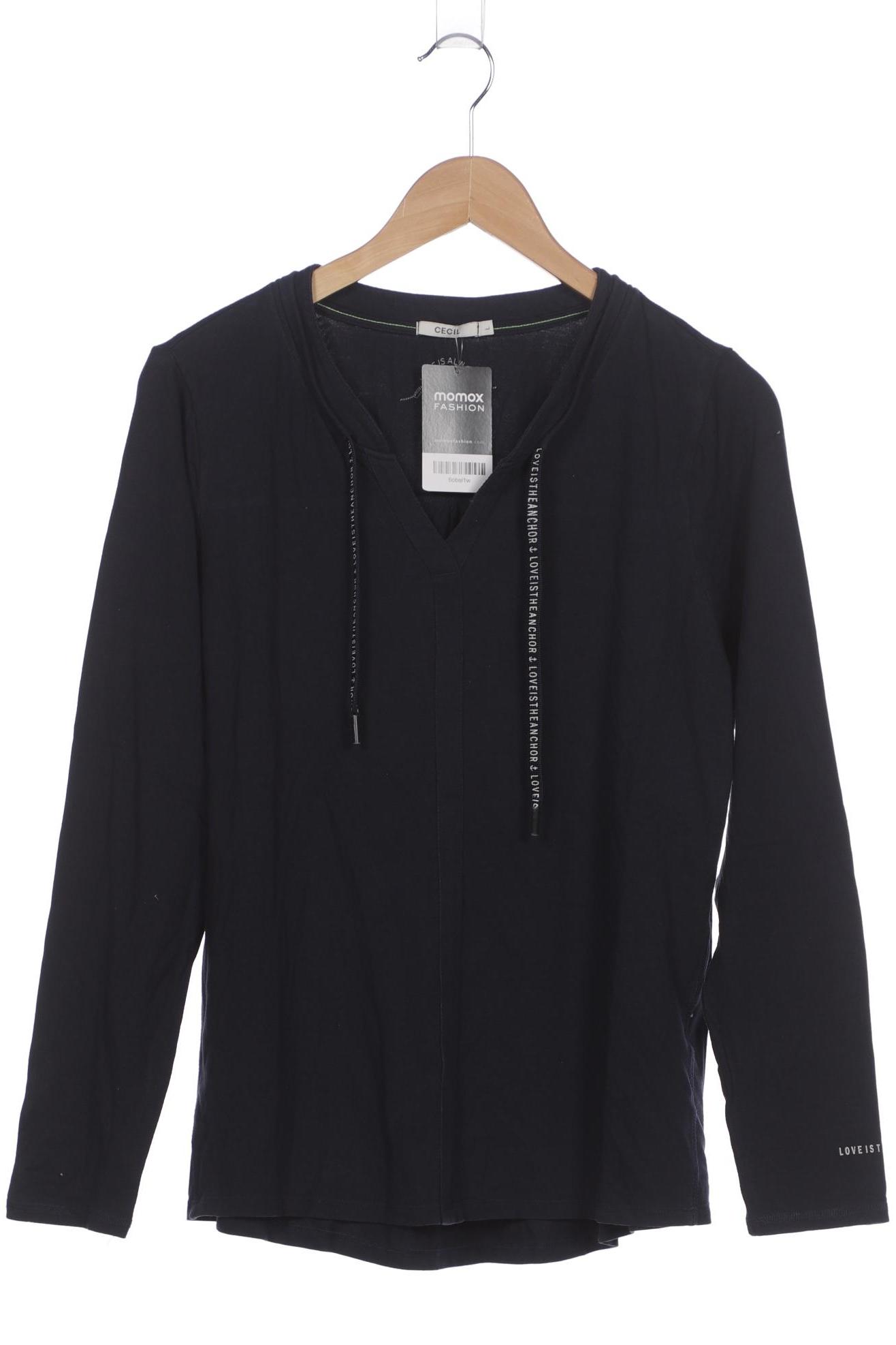 

Cecil Damen Langarmshirt, marineblau, Gr. 42