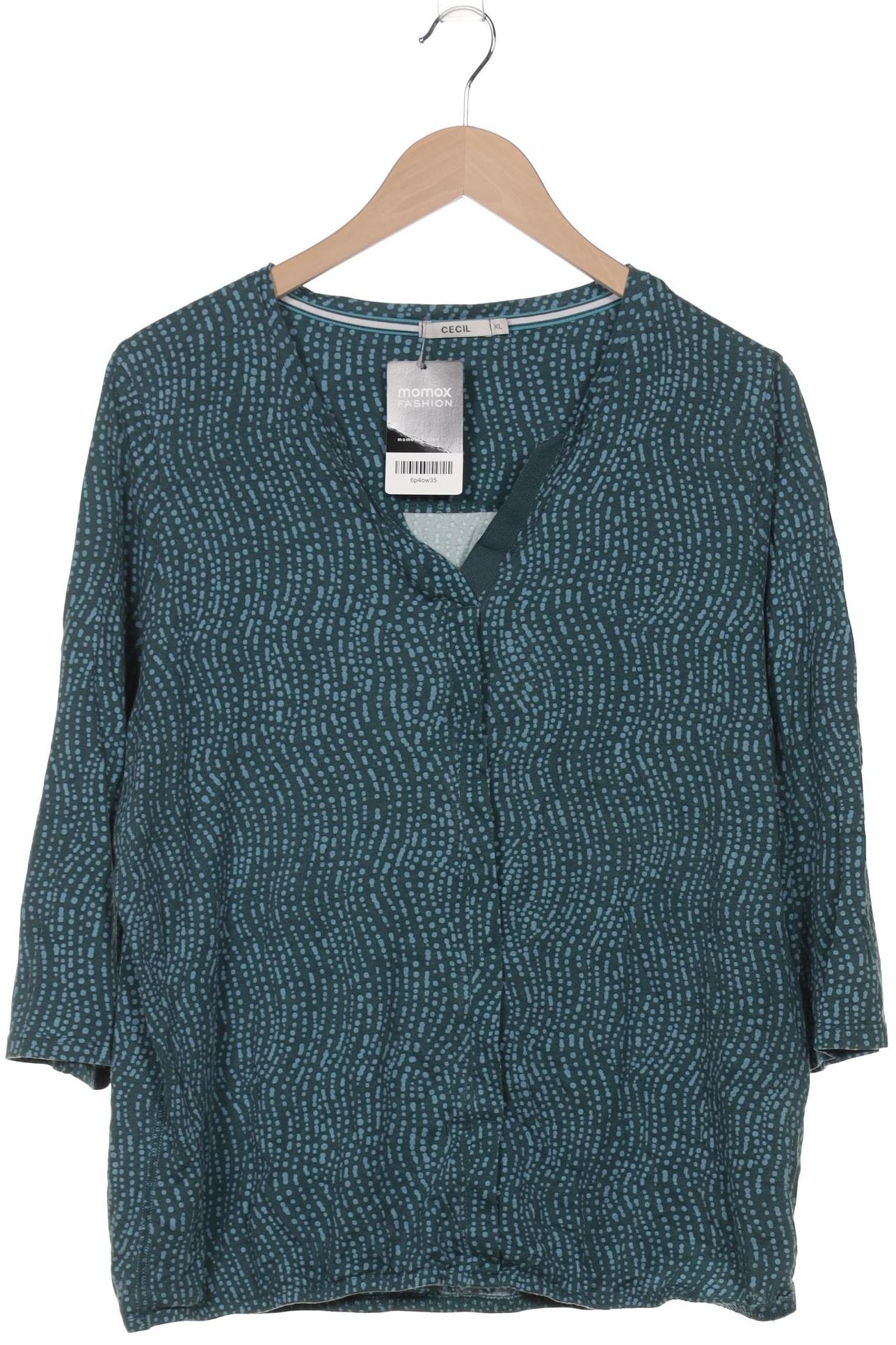 

Cecil Damen Langarmshirt, türkis, Gr. 44