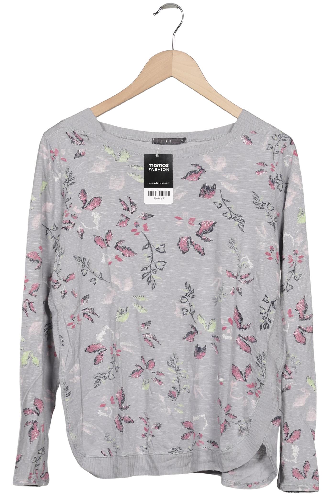 

Cecil Damen Langarmshirt, grau, Gr. 38