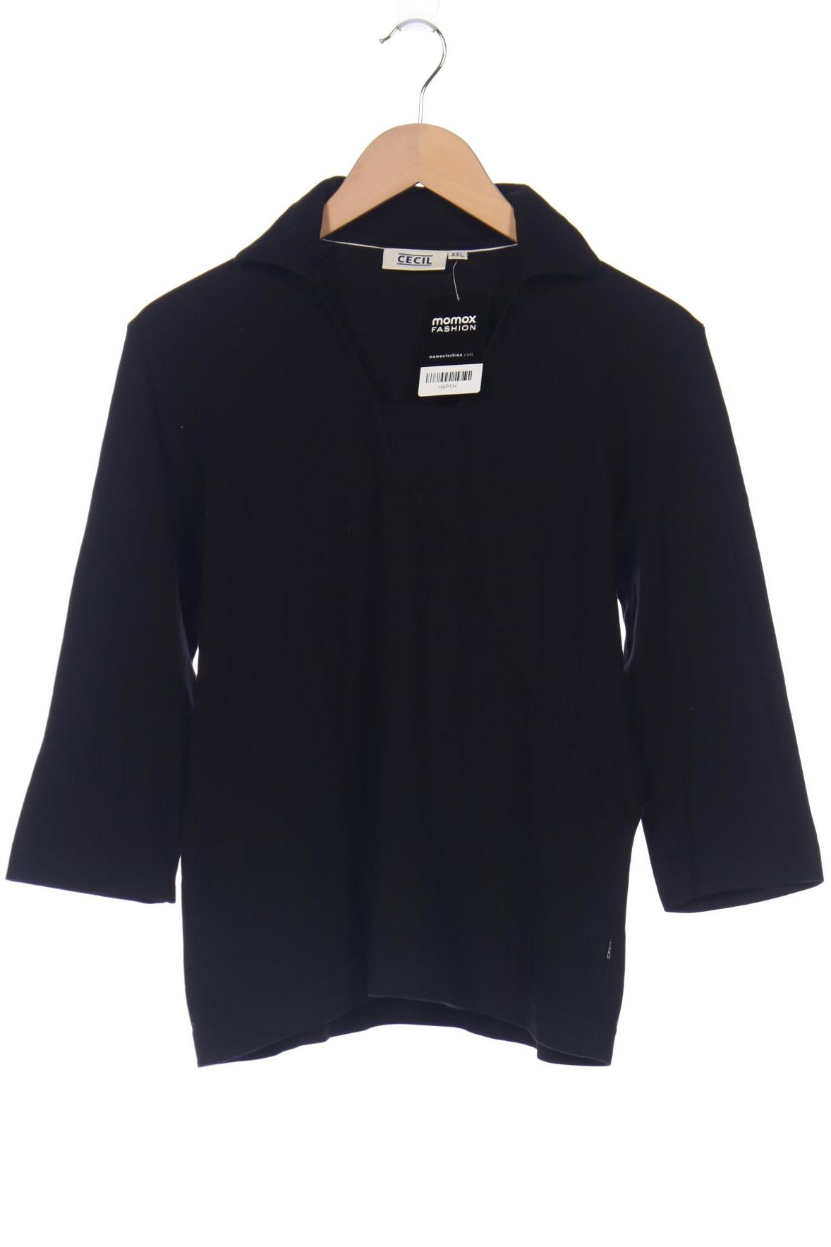 

CECIL Damen Langarmshirt, schwarz