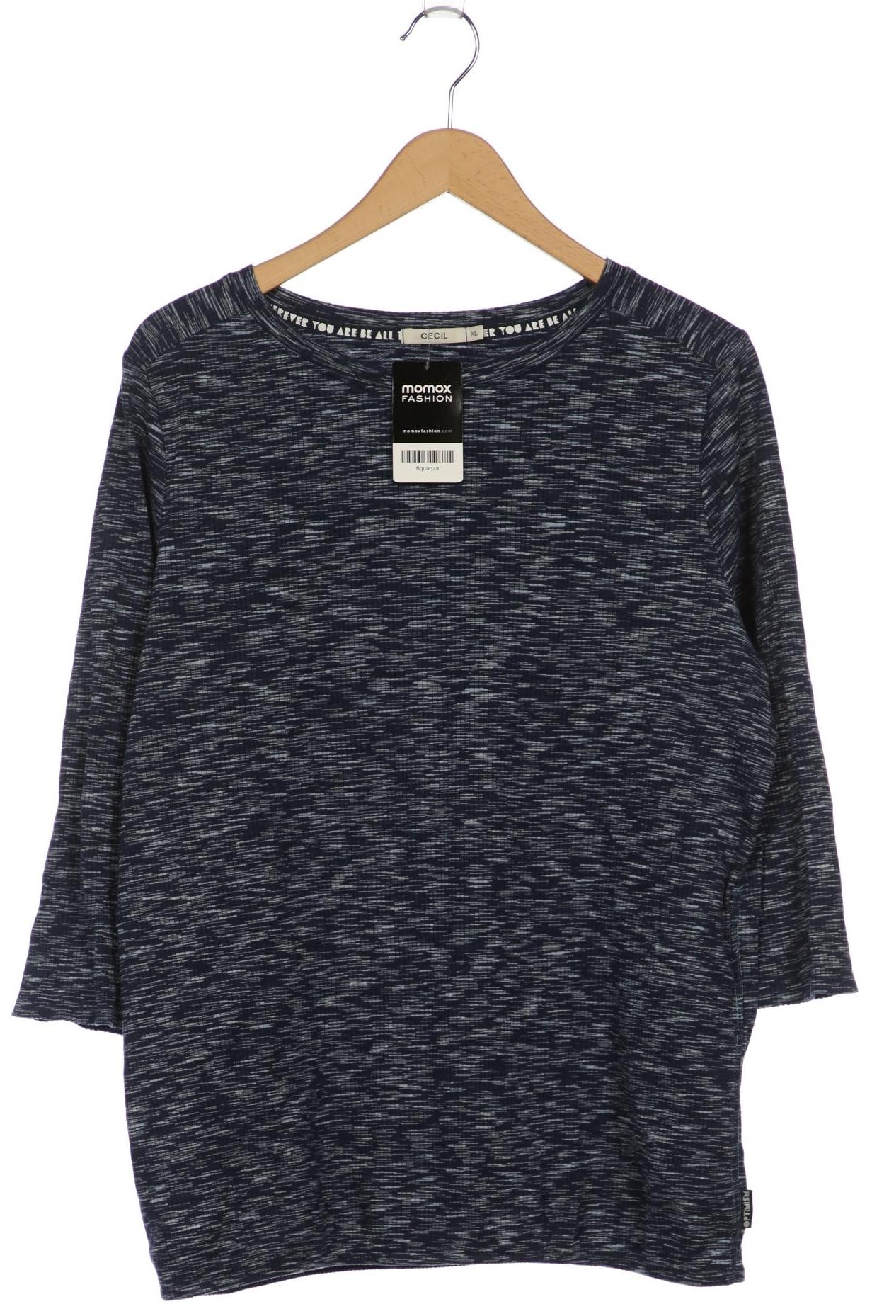 

Cecil Damen Langarmshirt, marineblau, Gr. 44