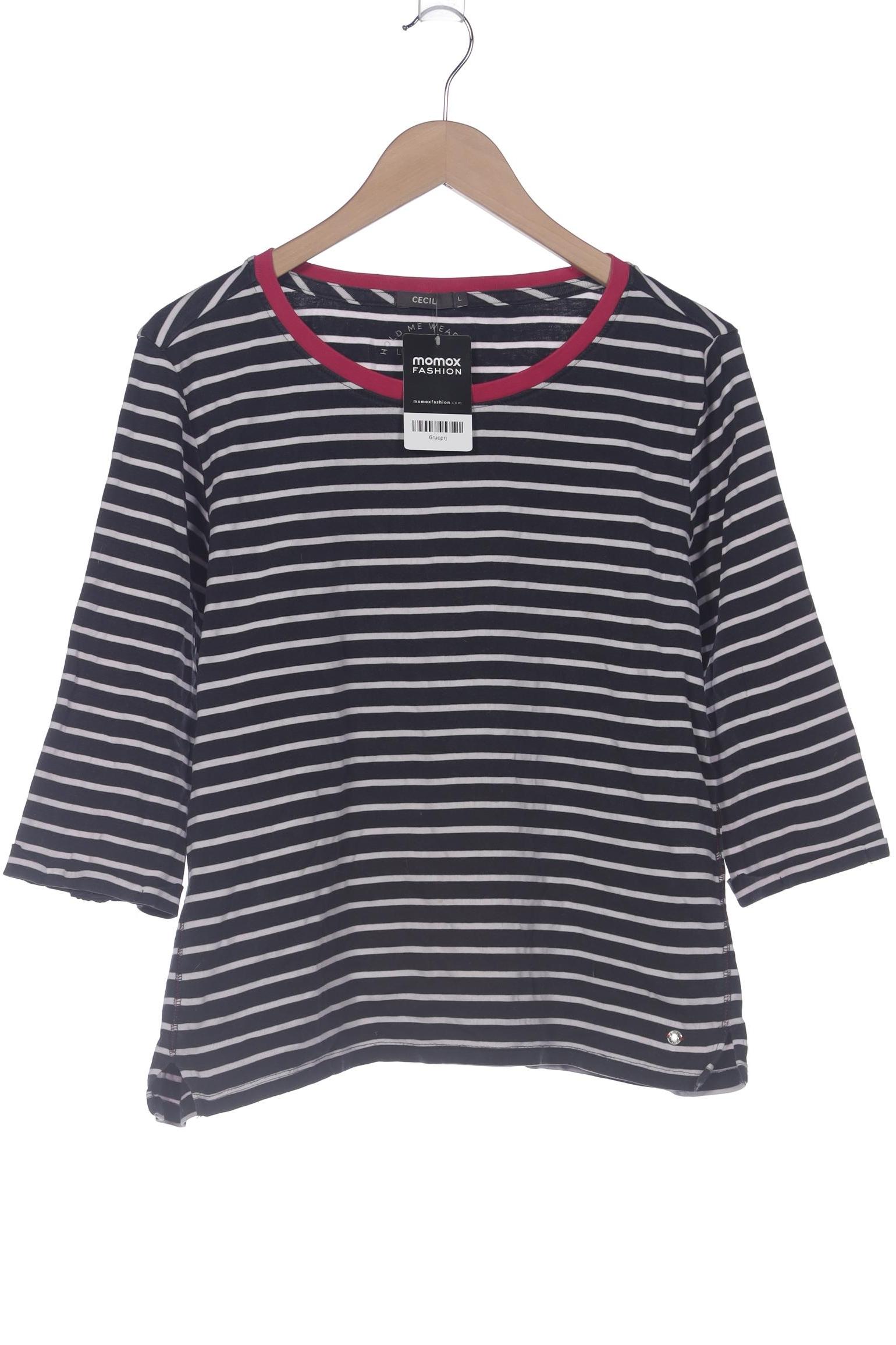 

Cecil Damen Langarmshirt, marineblau, Gr. 42