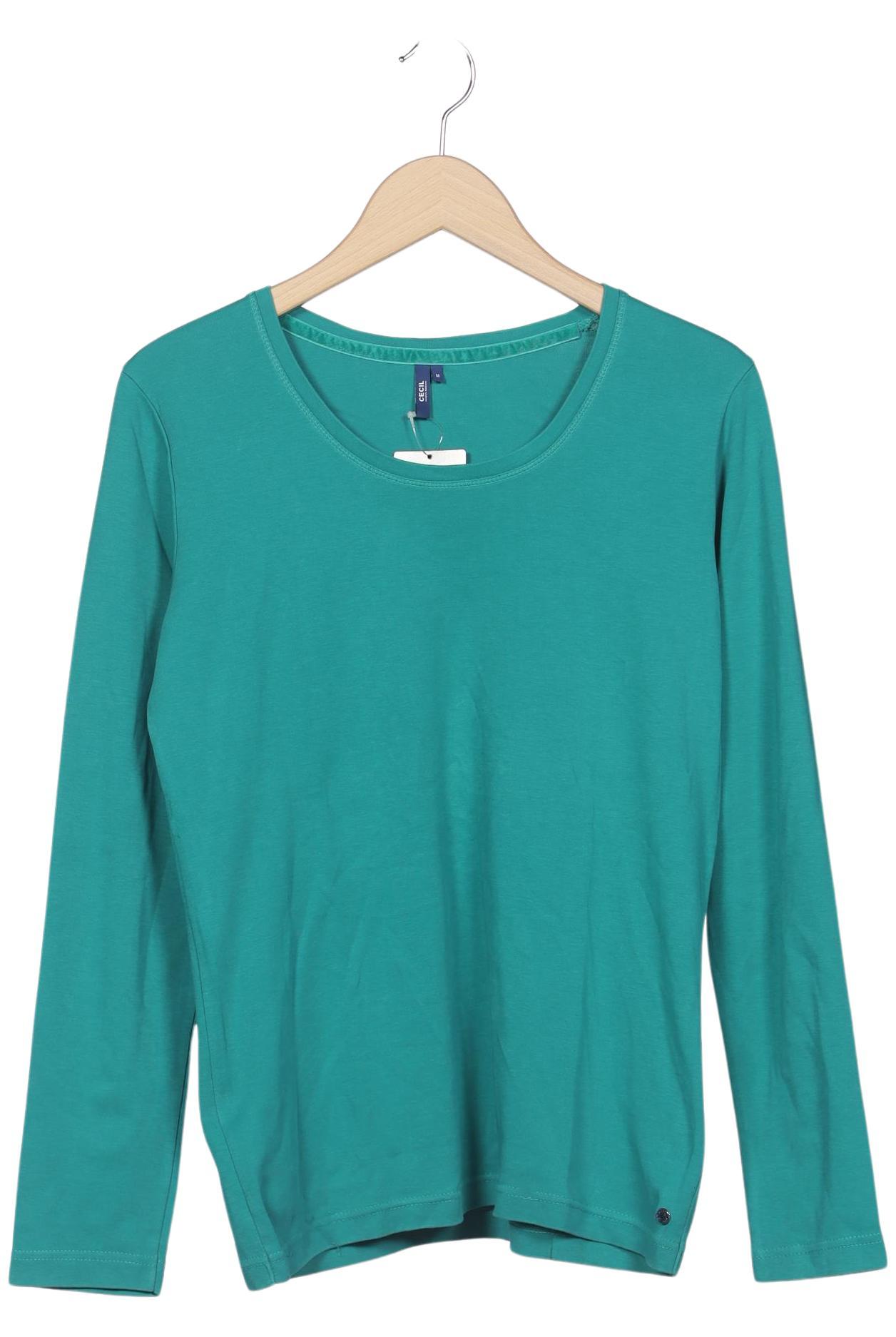 

Cecil Damen Langarmshirt, türkis, Gr. 38
