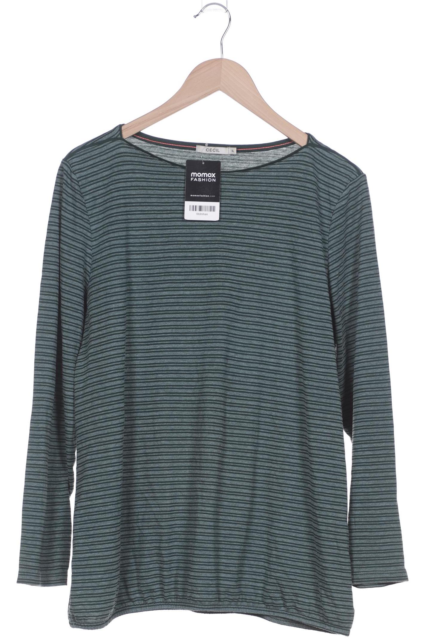 

Cecil Damen Langarmshirt, grün, Gr. 44
