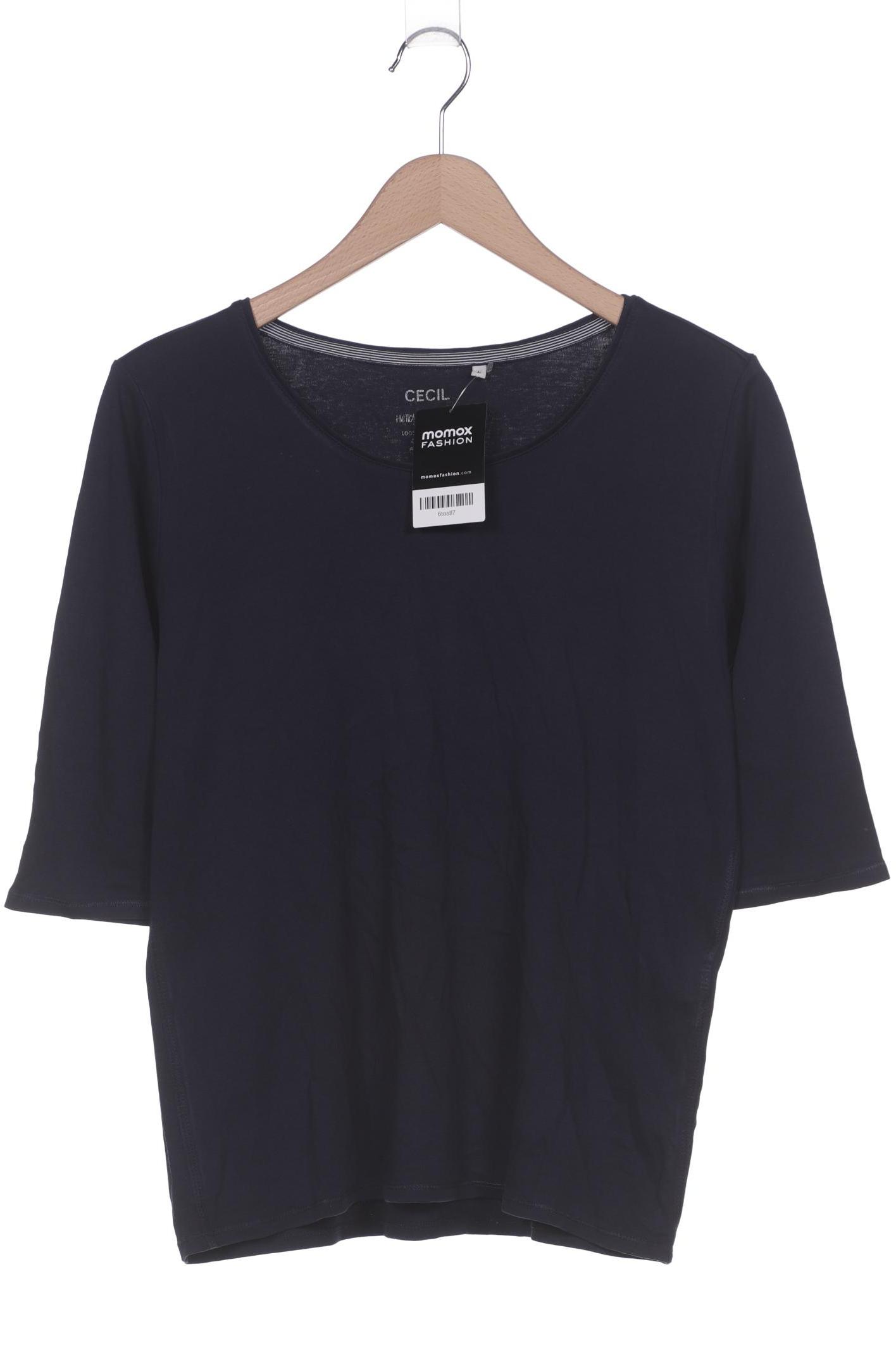 

Cecil Damen Langarmshirt, marineblau, Gr. 42