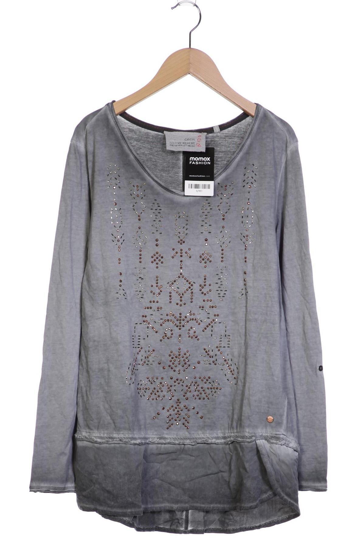 

CECIL Damen Langarmshirt, blau