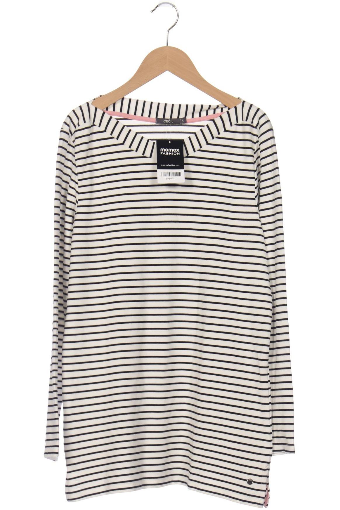 

CECIL Damen Langarmshirt, weiß