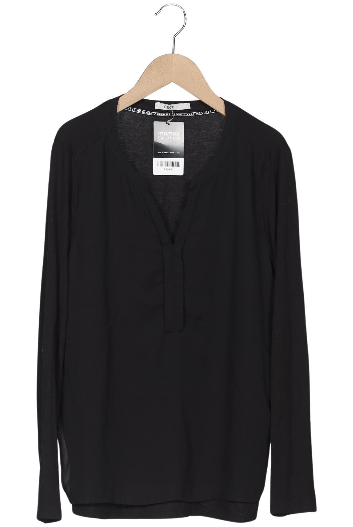 

Cecil Damen Langarmshirt, schwarz, Gr. 36