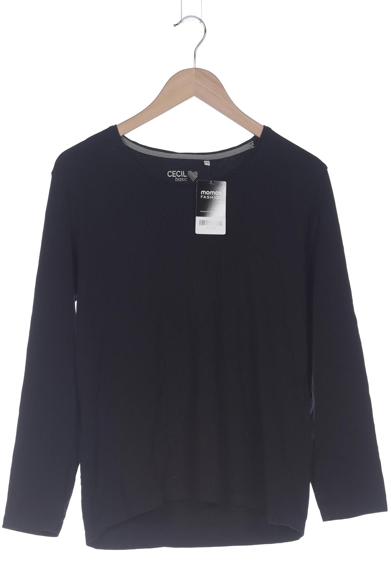 

Cecil Damen Langarmshirt, schwarz, Gr. 46